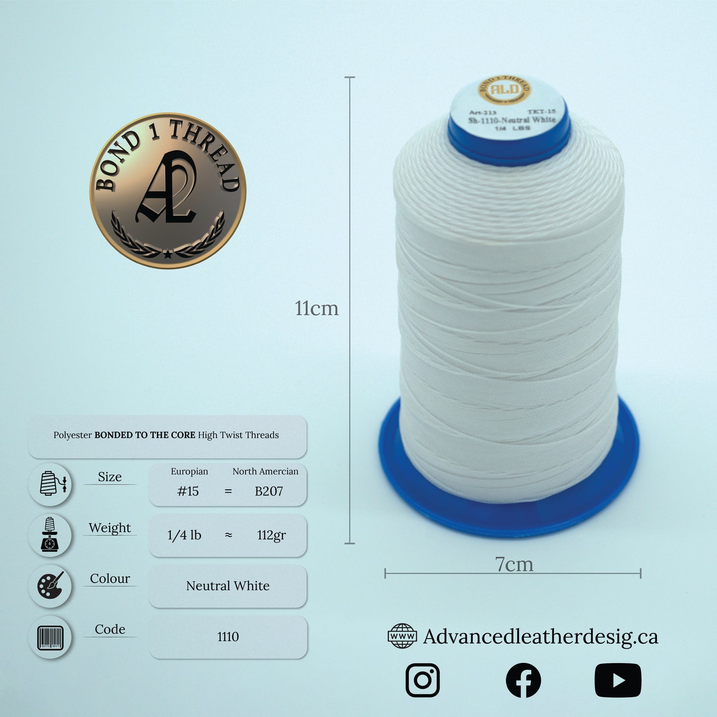 Thread 1/4 LB     #15 = B207