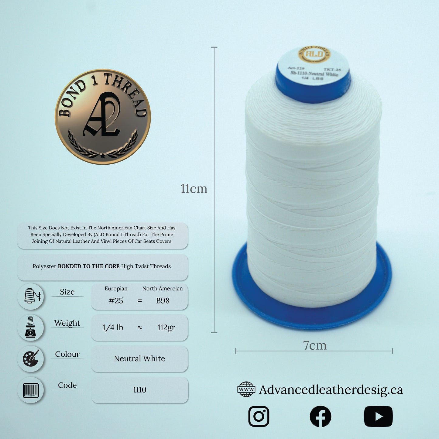 Thread 1/4 LB     #25 = B100