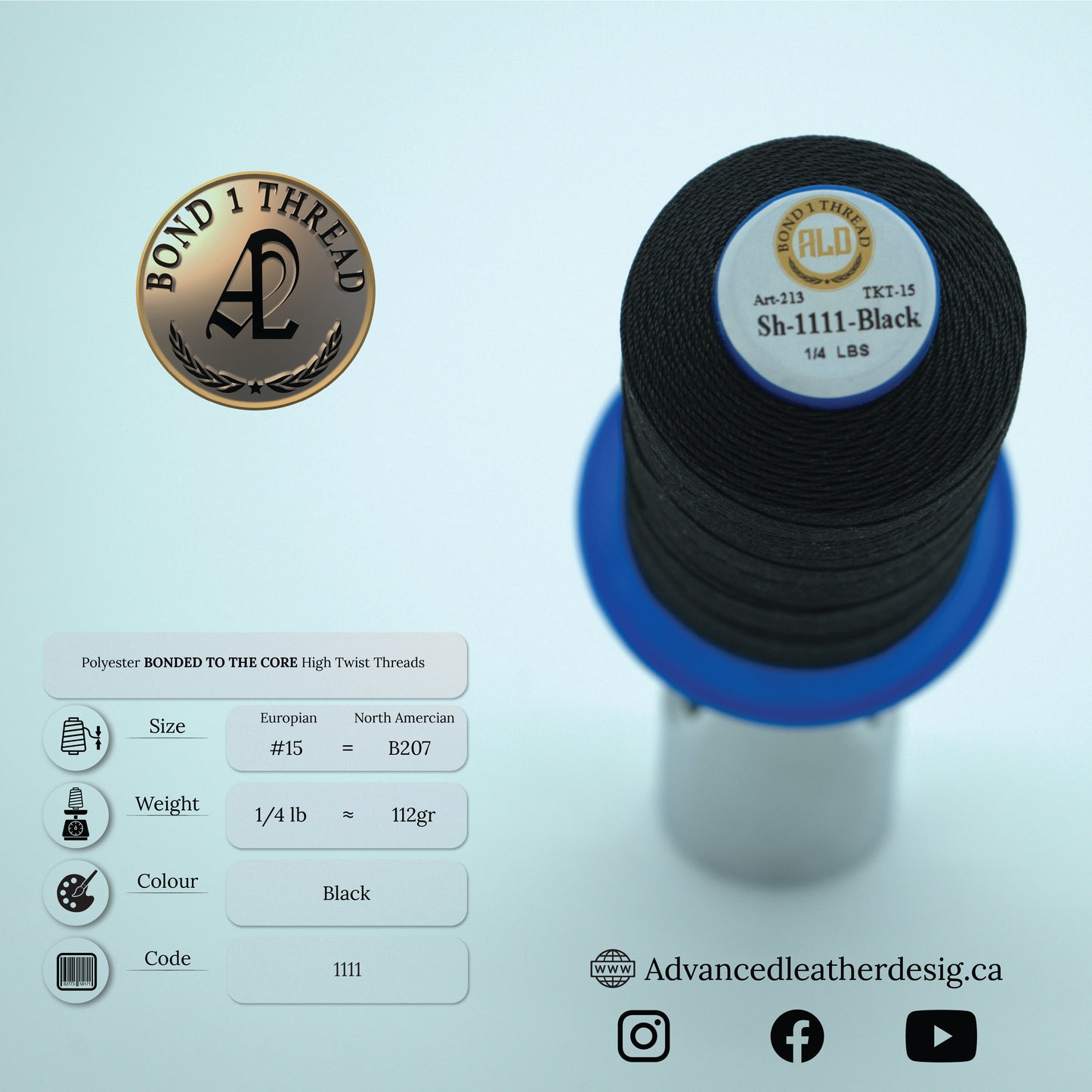 Thread 1/4 LB     #15 = B207