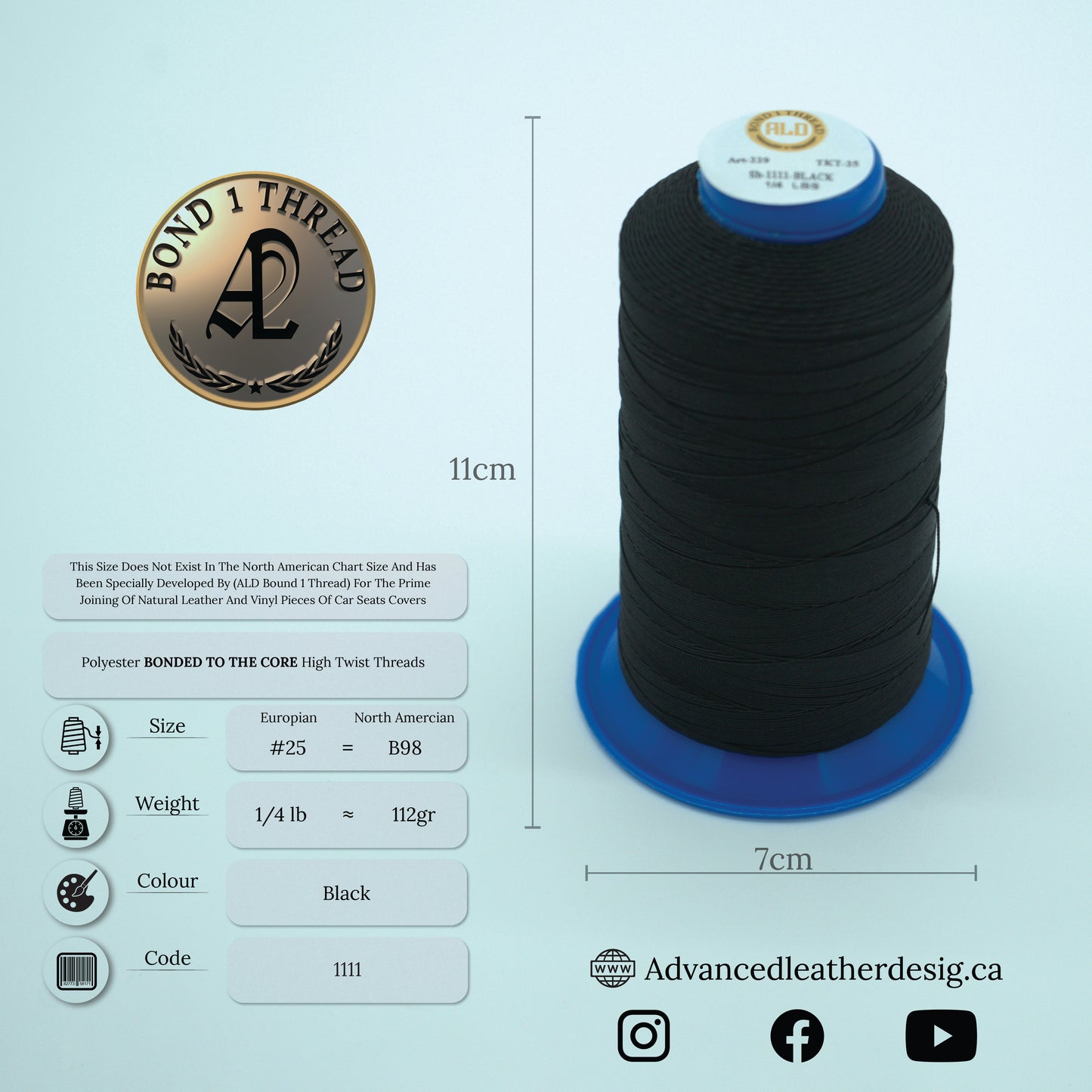Thread 1/4 LB     #25 = B100