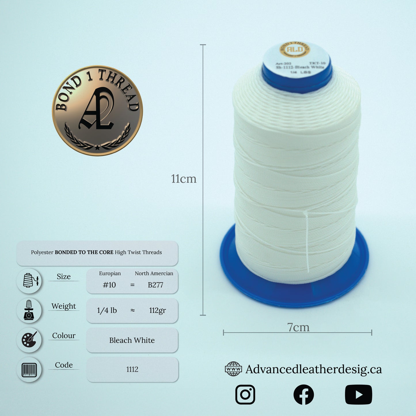Thread 1/4 LB     #10 = B277