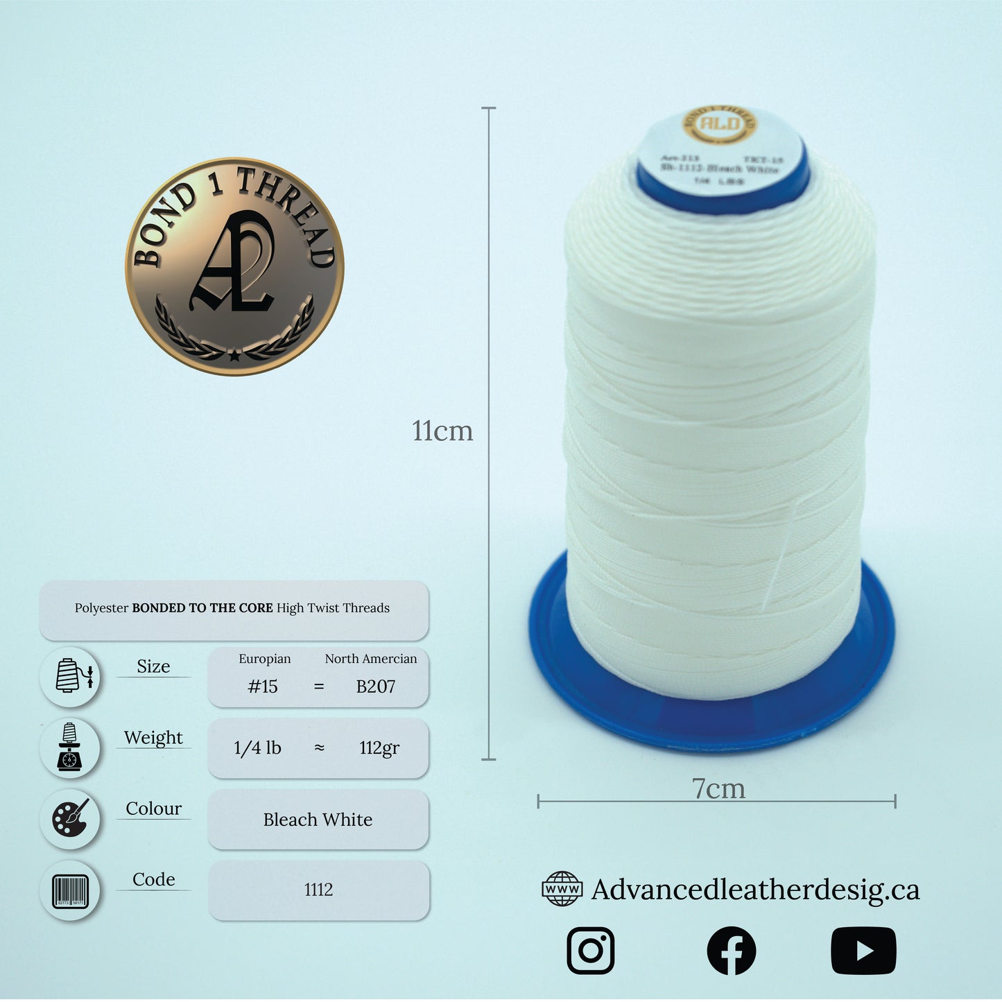 Thread 1/4 LB     #15 = B207