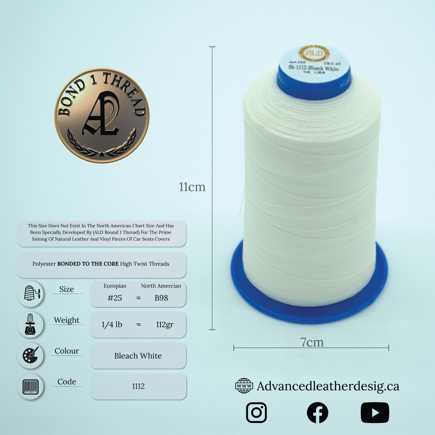 Thread 1/4 LB     #25 = B100