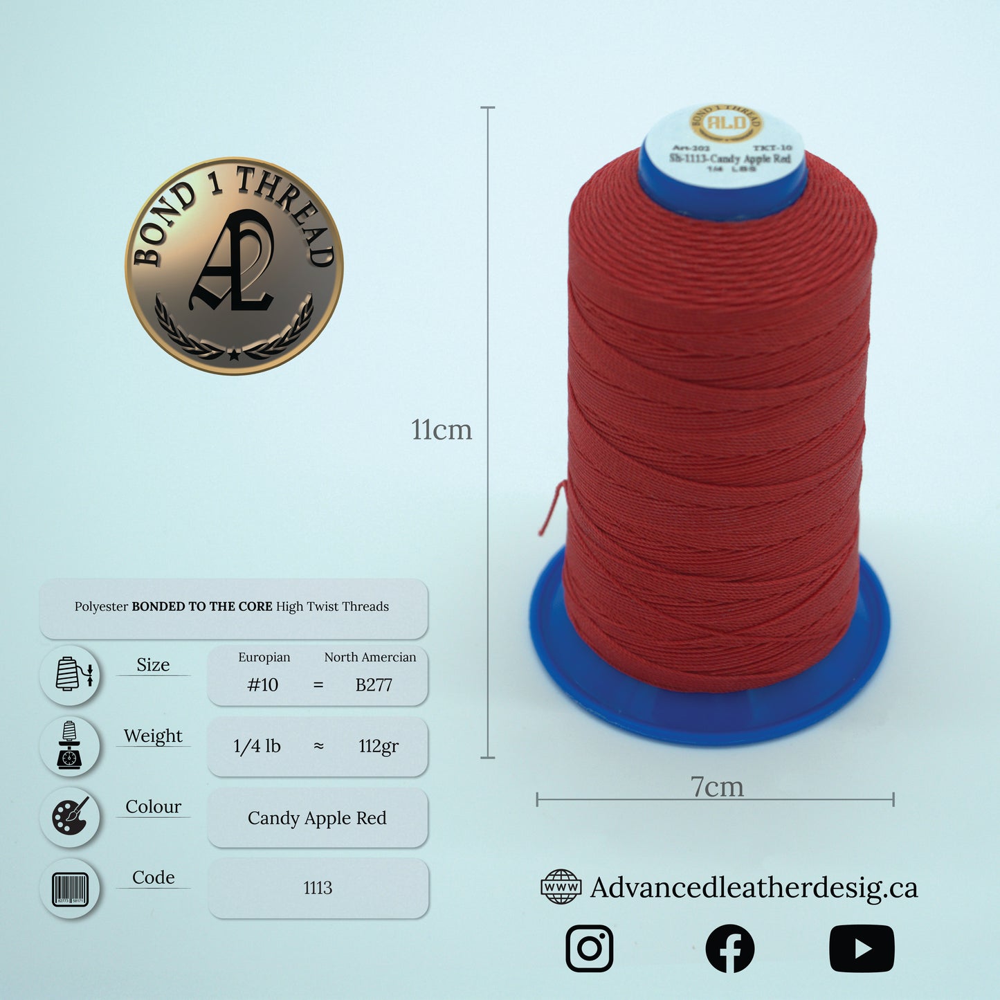 Thread 1/4 LB     #10 = B277