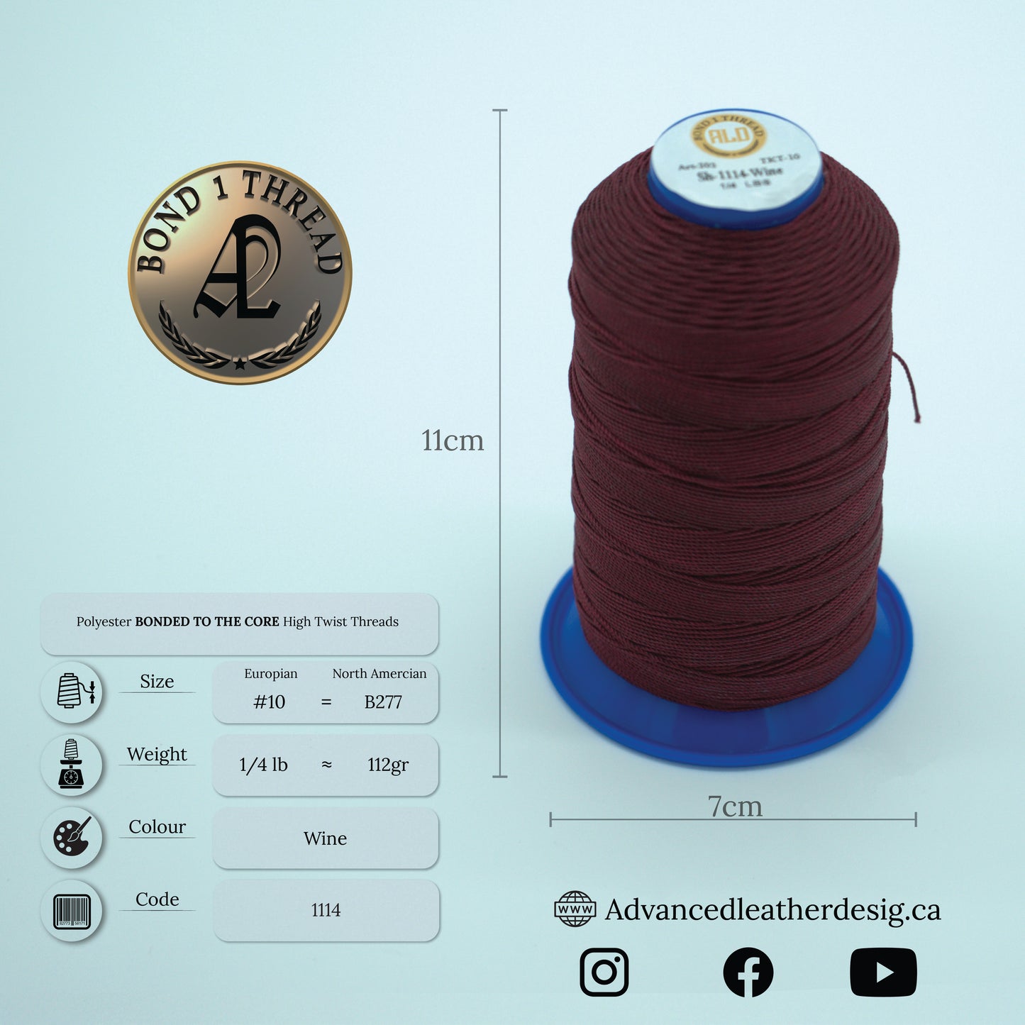 Thread 1/4 LB     #10 = B277
