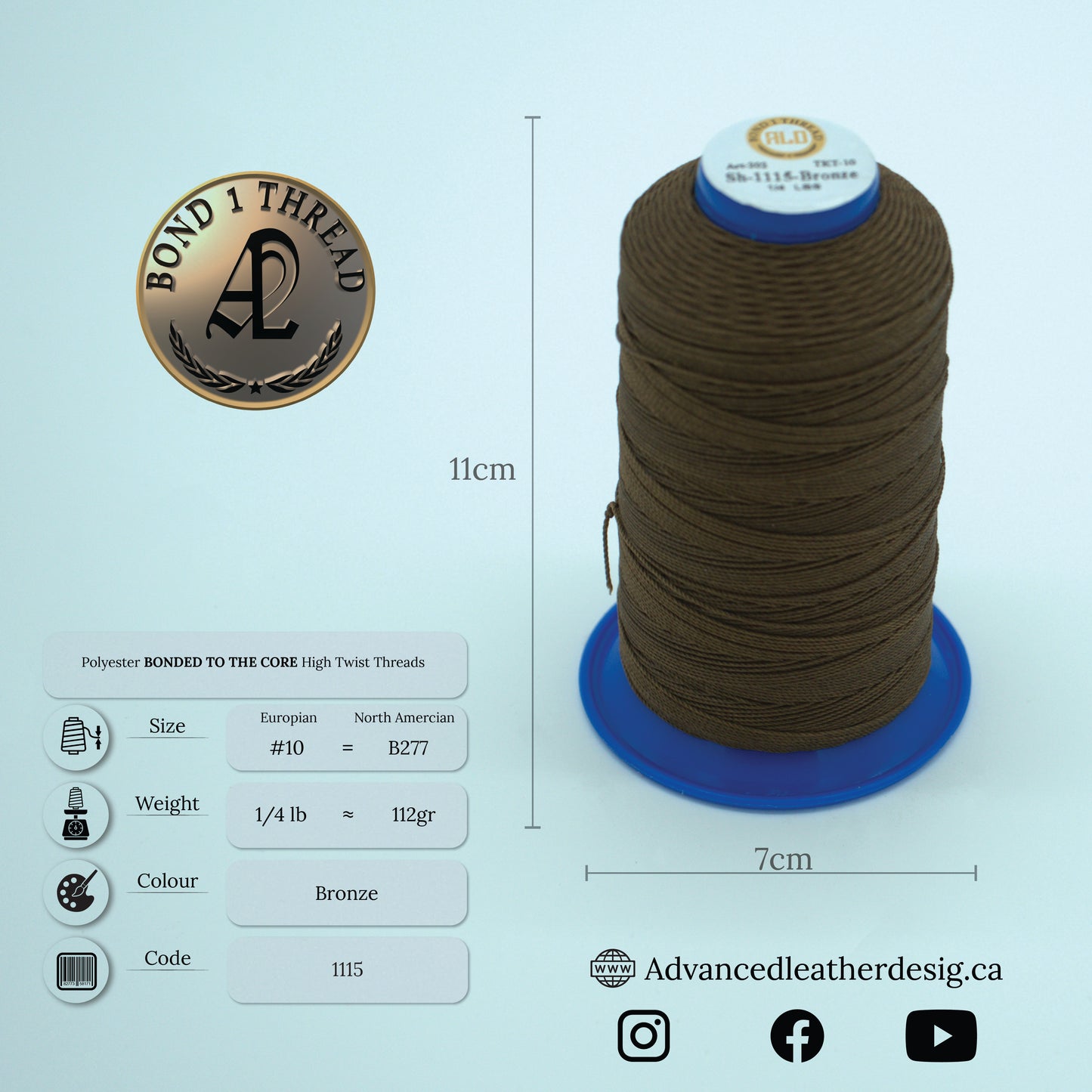 Thread 1/4 LB     #10 = B277