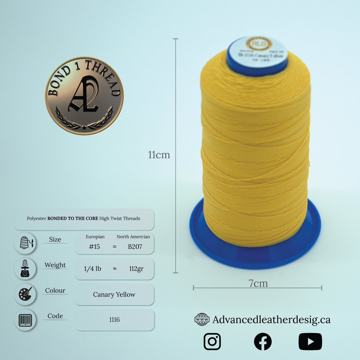 Thread 1/4 LB     #15 = B207