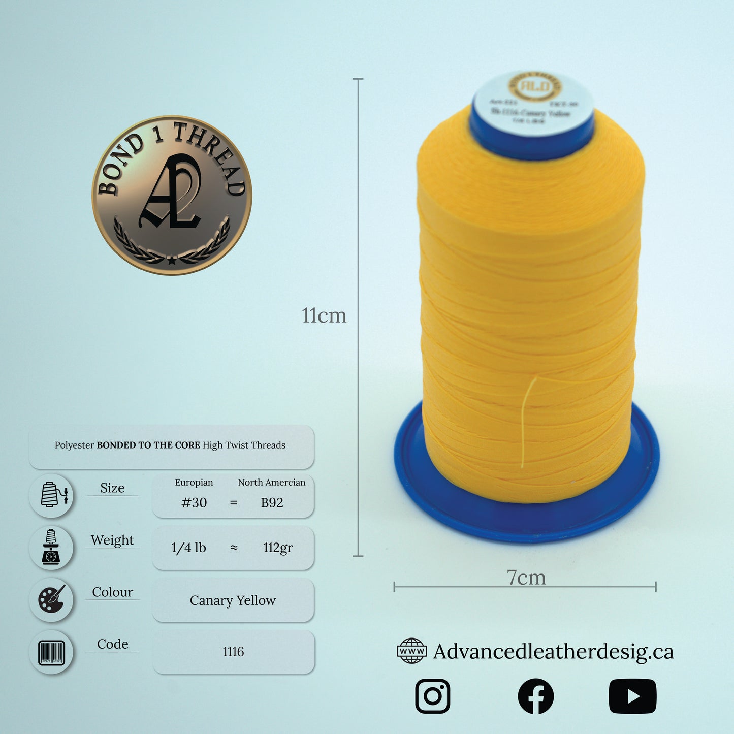 Thread 1/4 LB     #30 = B92