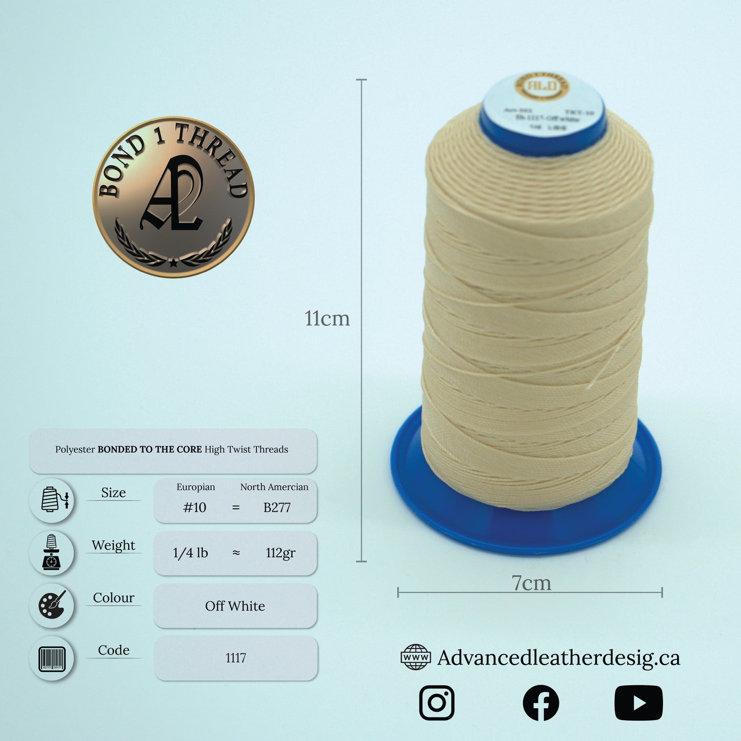 Thread 1/4 LB     #10 = B277