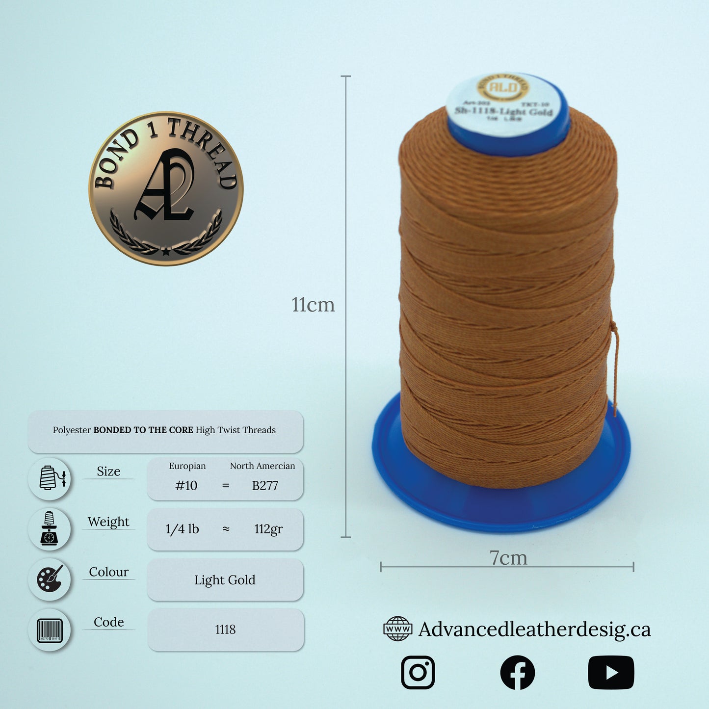 Thread 1/4 LB     #10 = B277