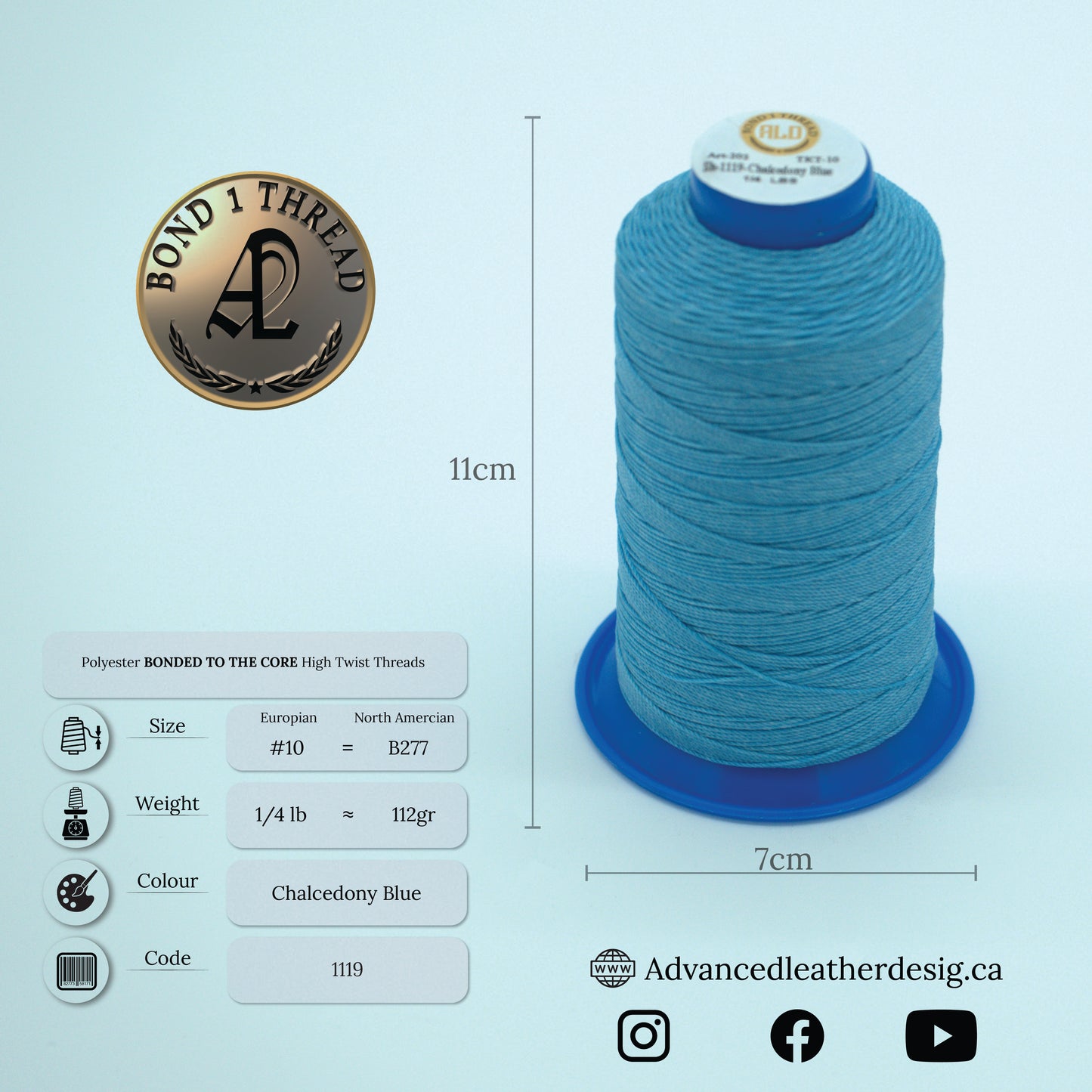 Thread 1/4 LB     #10 = B277