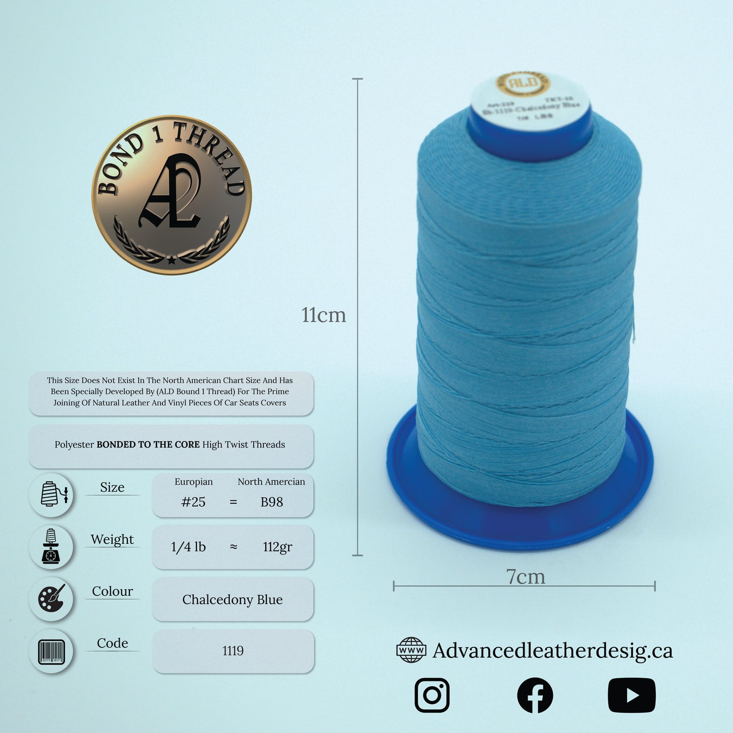 Thread 1/4 LB     #25 = B100