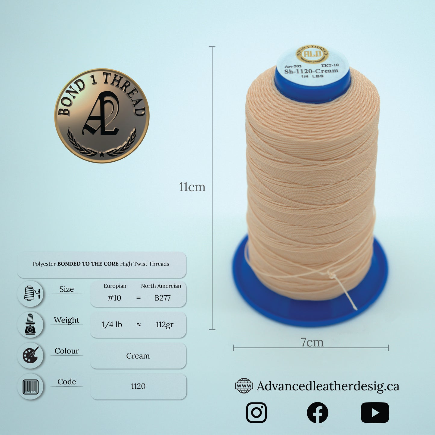 Thread 1/4 LB     #10 = B277