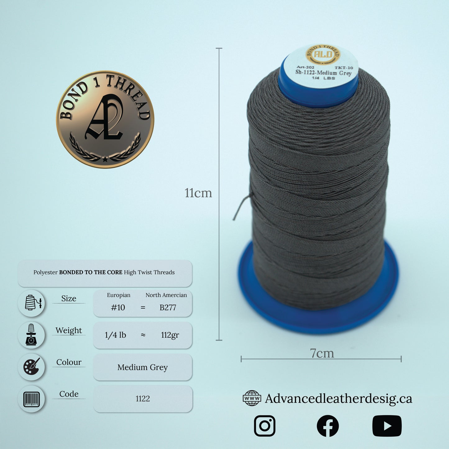 Thread 1/4 LB     #10 = B277