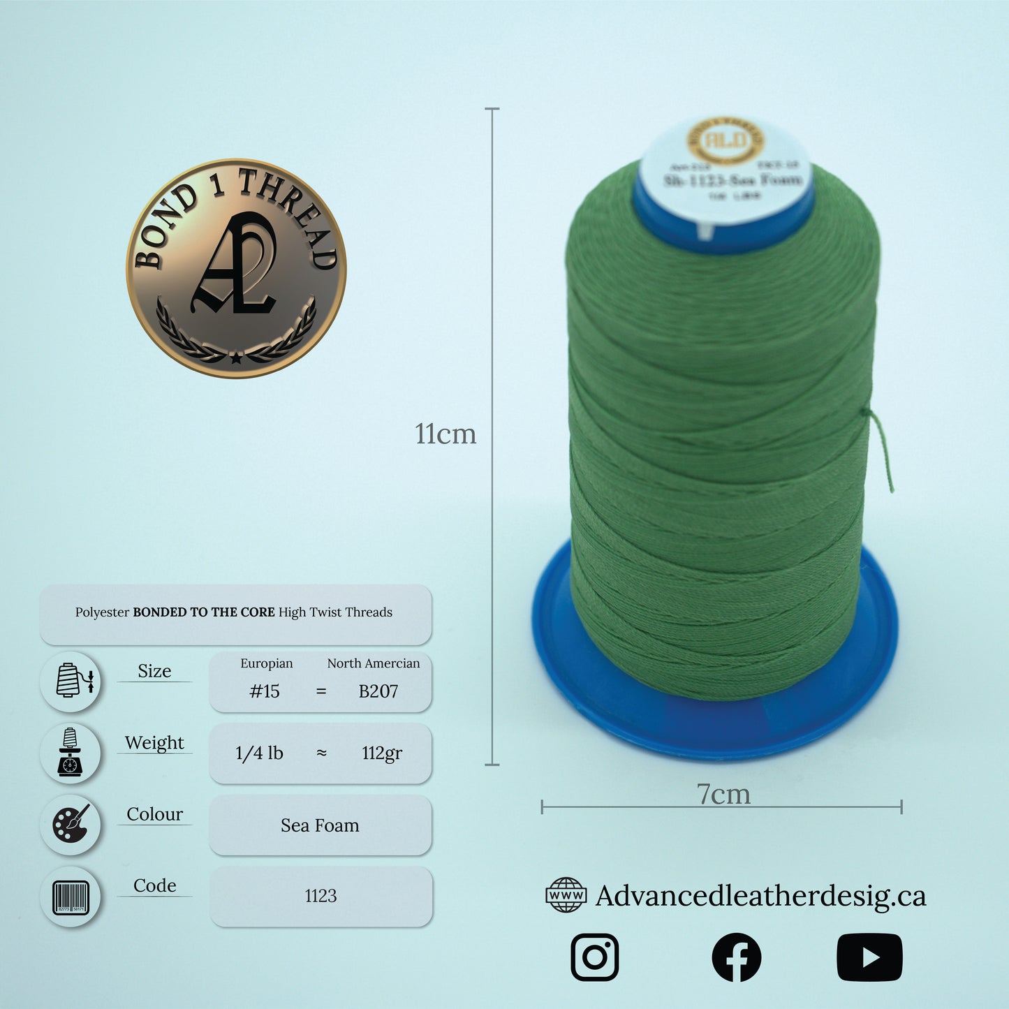 Thread 1/4 LB     #15 = B207