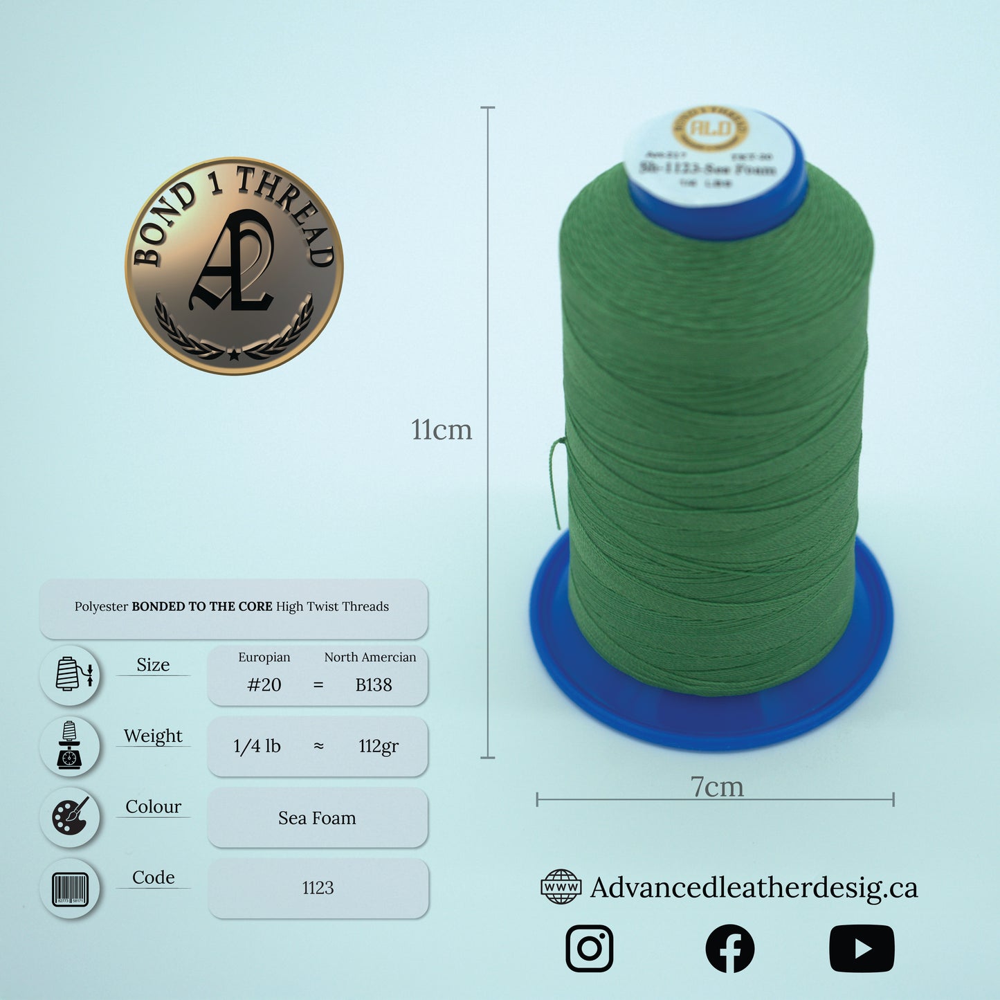Thread 1/4 LB     #20 = B138