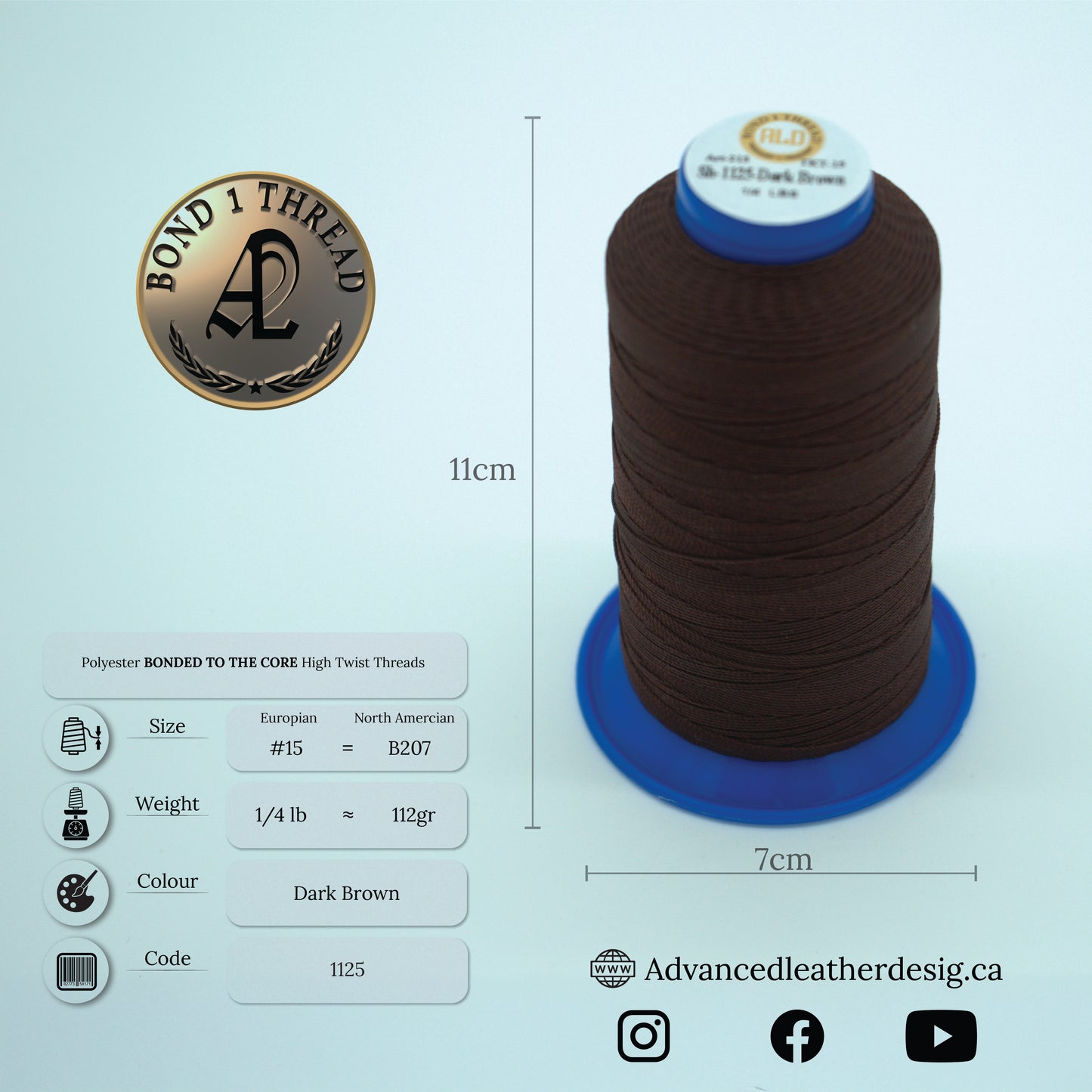 Thread 1/4 LB     #15 = B207