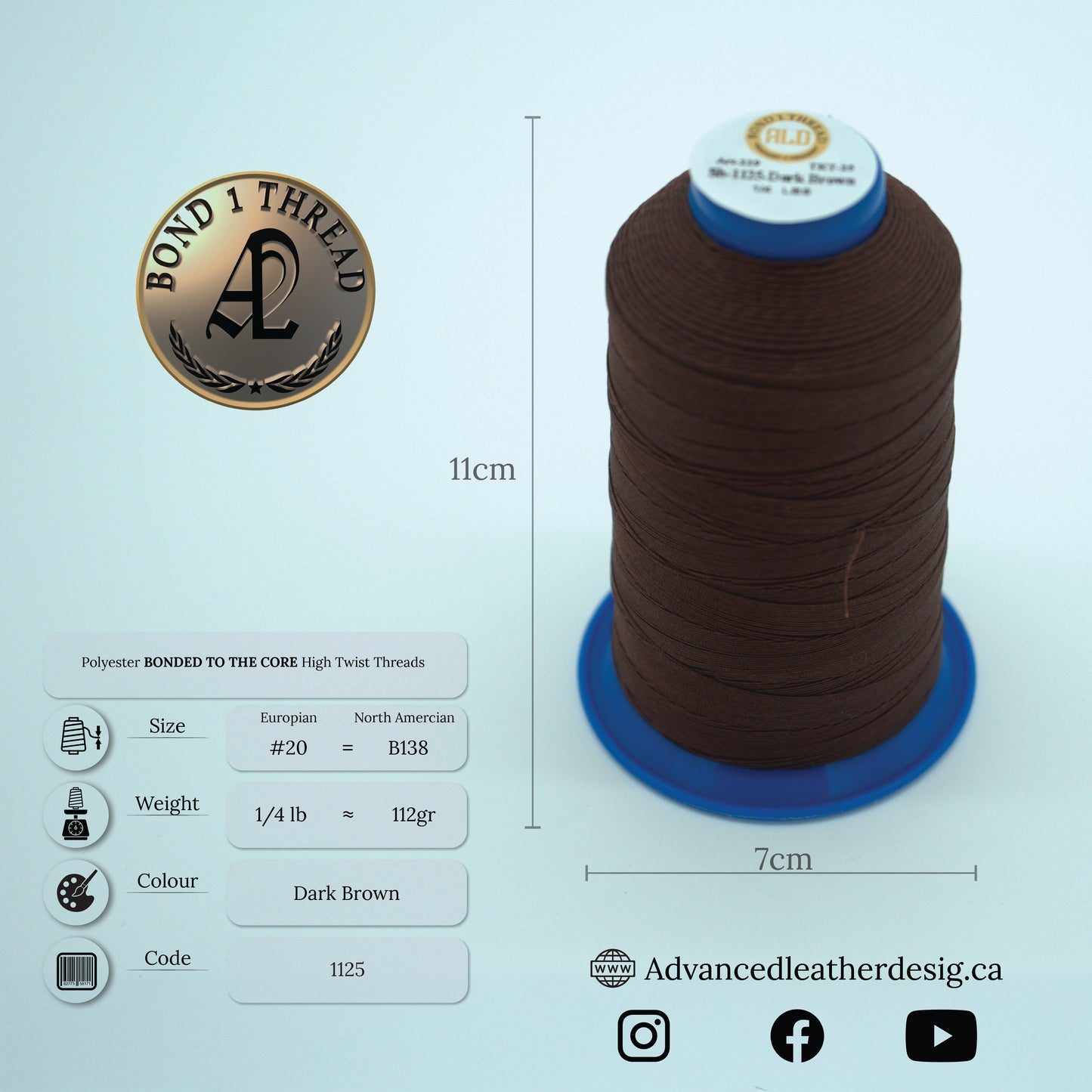 Thread 1/4 LB     #20 = B138