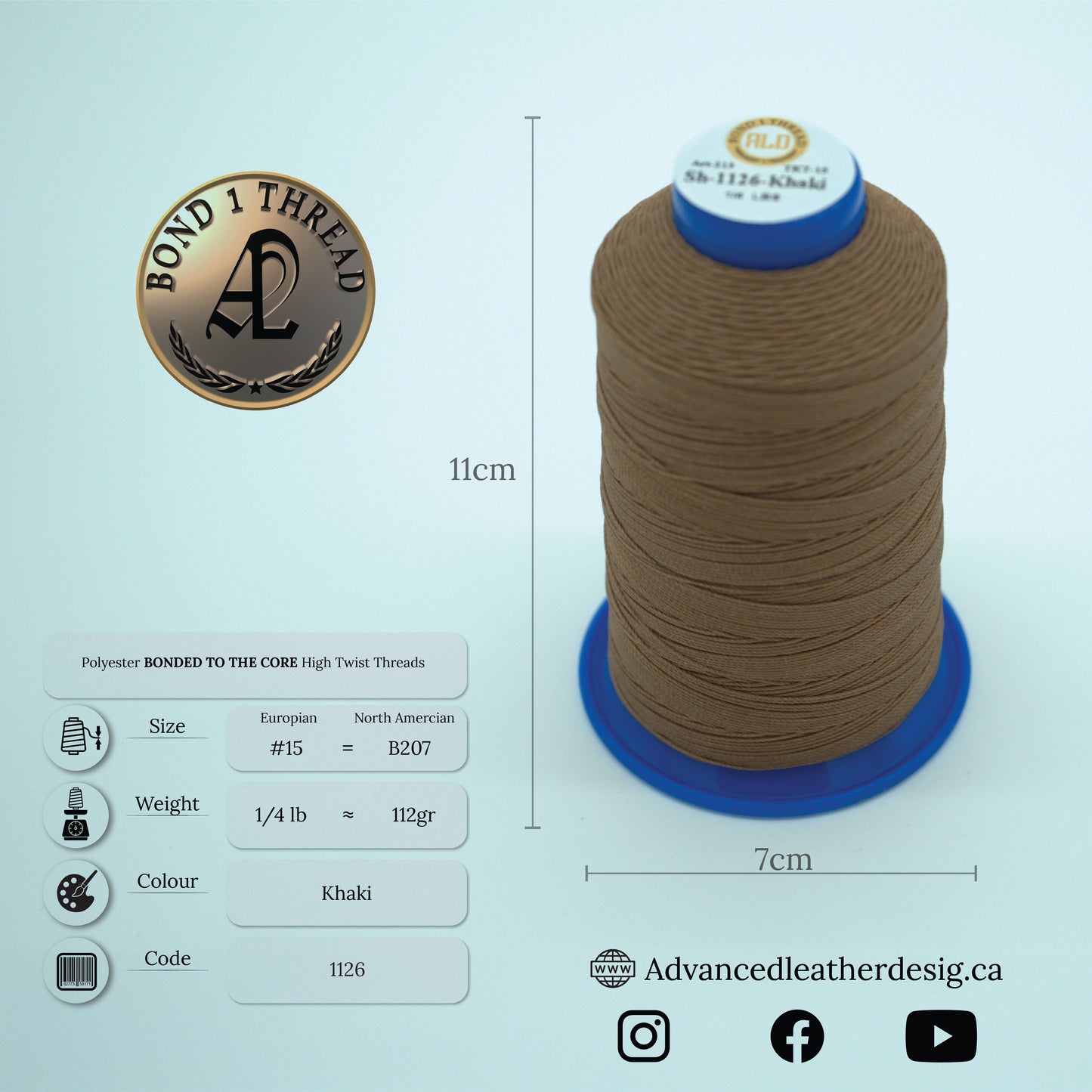 Thread 1/4 LB     #15 = B207