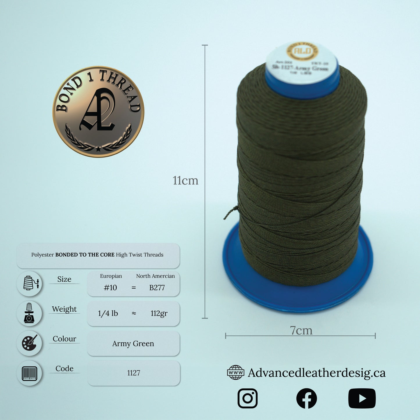 Thread 1/4 LB     #10 = B277