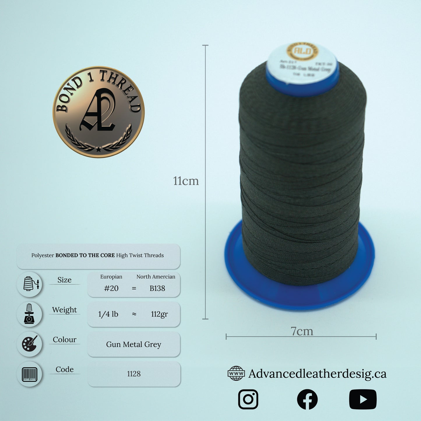 Thread 1/4 LB     #20 = B138