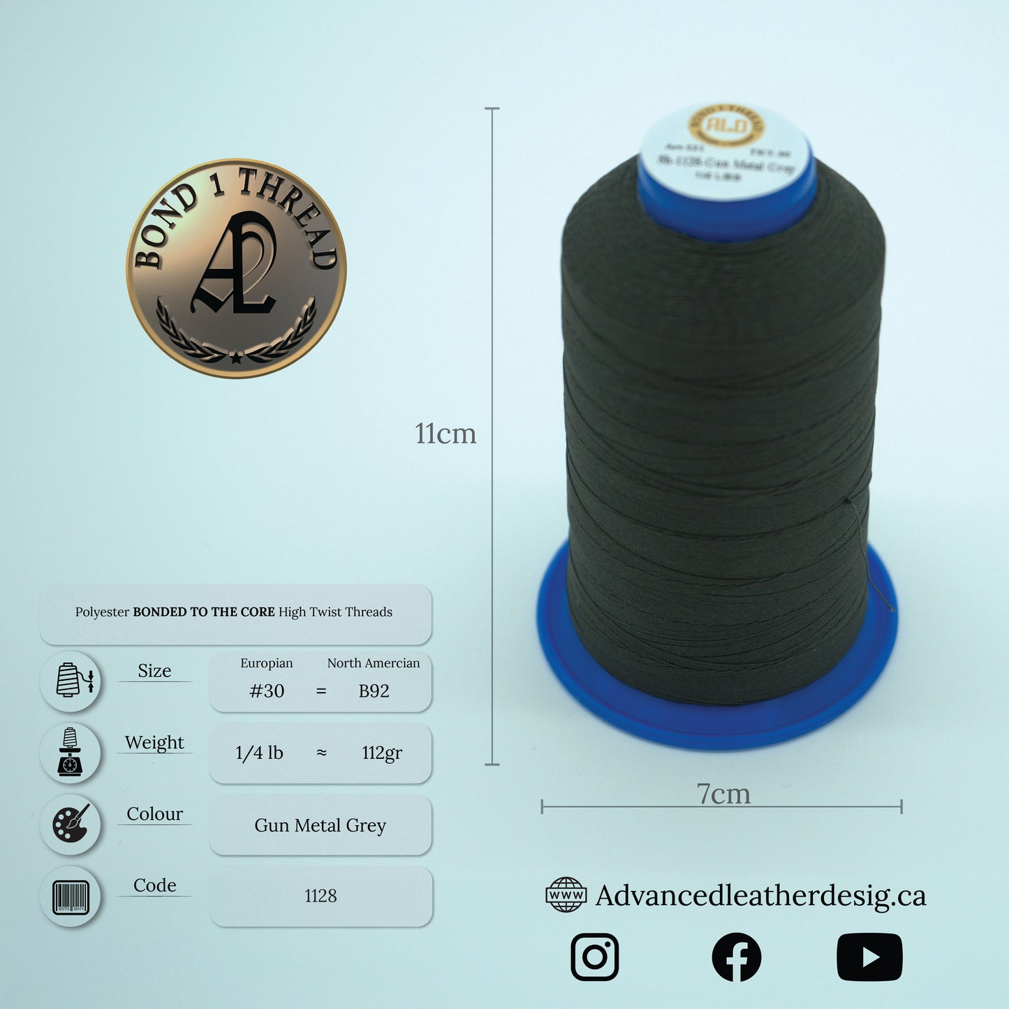 Thread 1/4 LB     #30 = B92