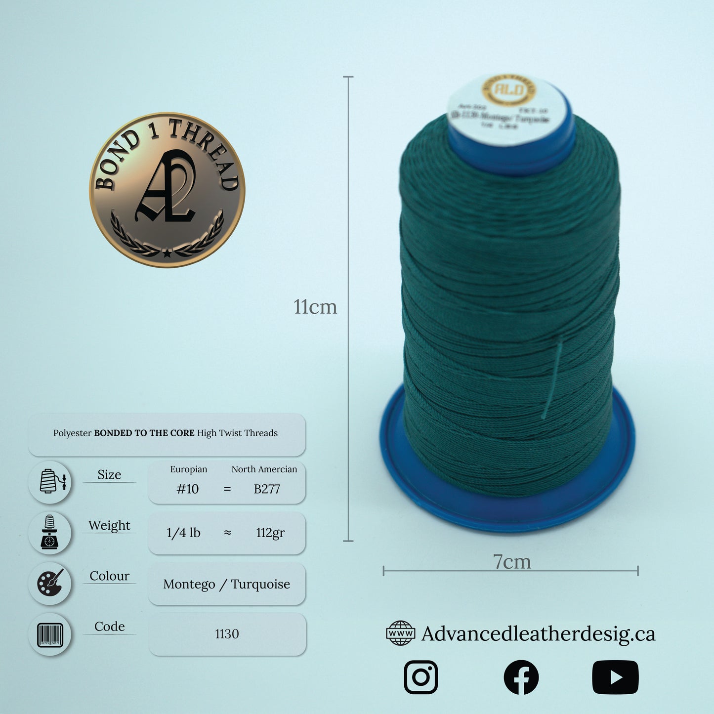 Thread 1/4 LB     #10 = B277