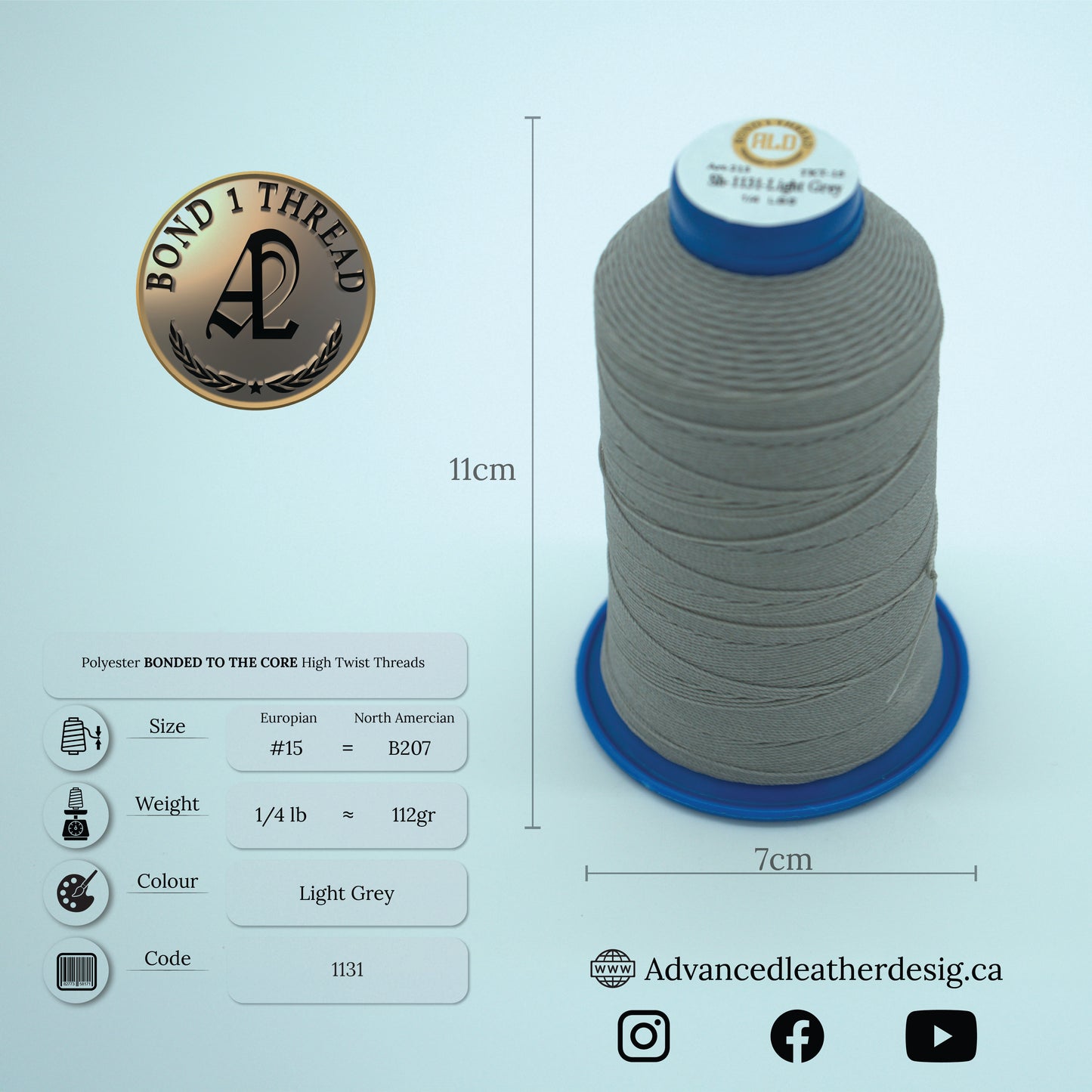 Thread 1/4 LB     #15 = B207