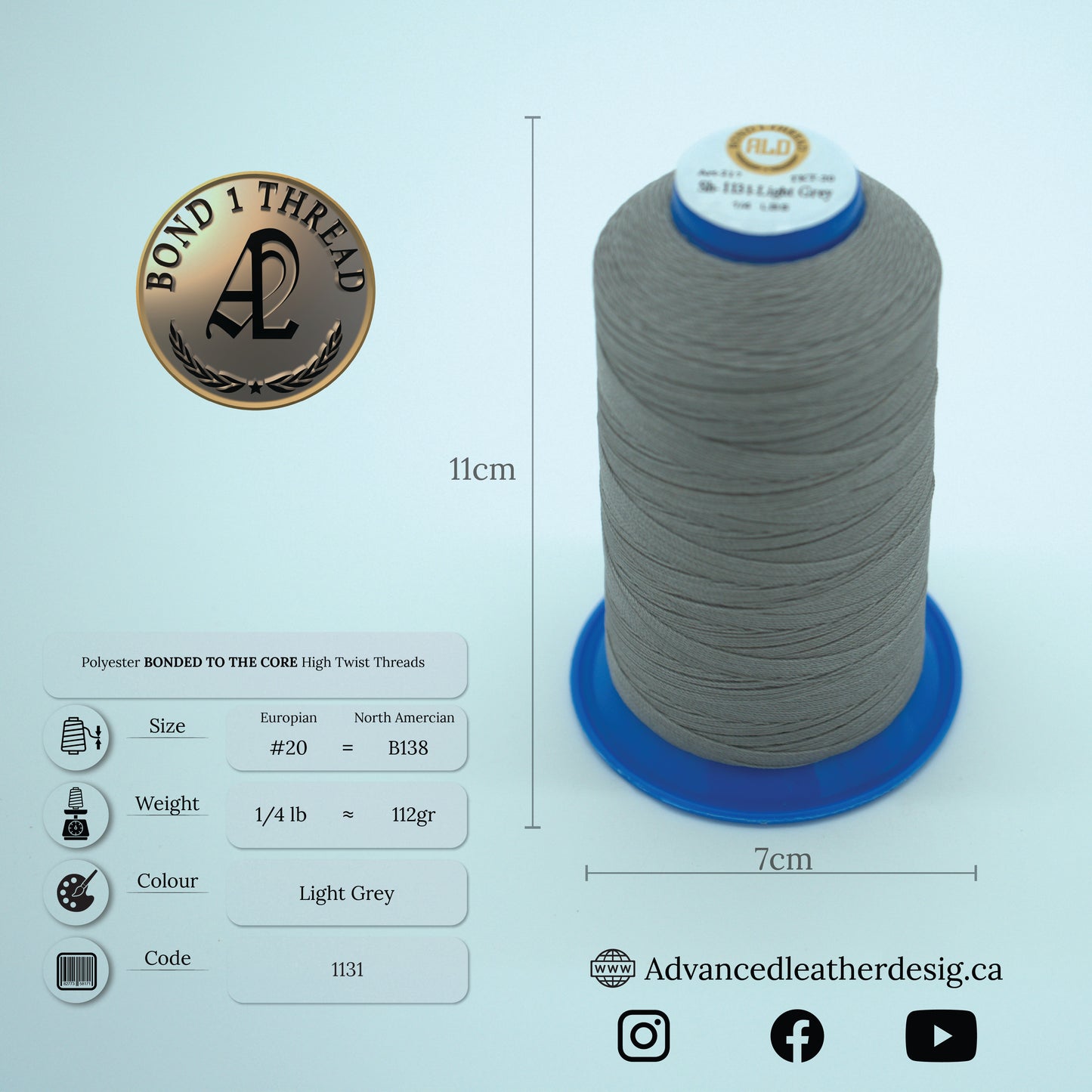 Thread 1/4 LB     #20 = B138