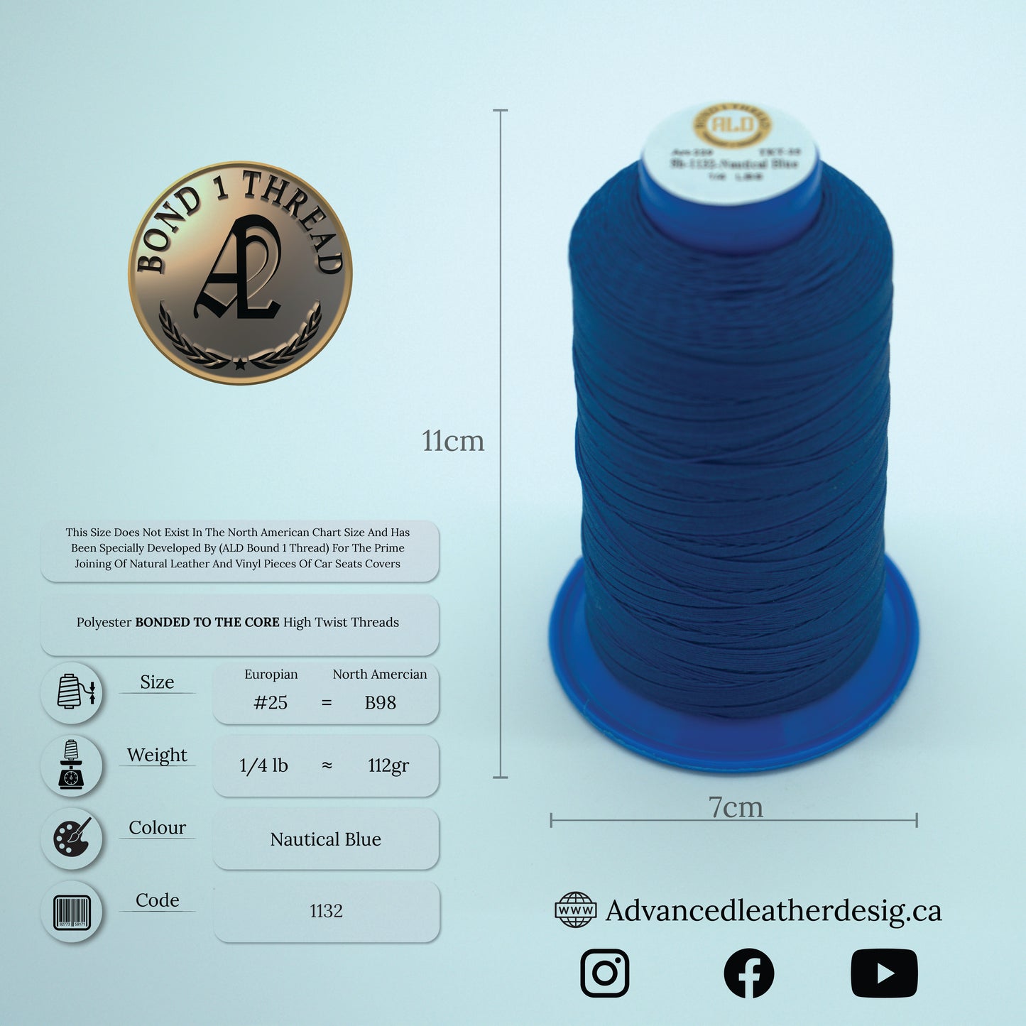 Thread 1/4 LB     #25 = B100