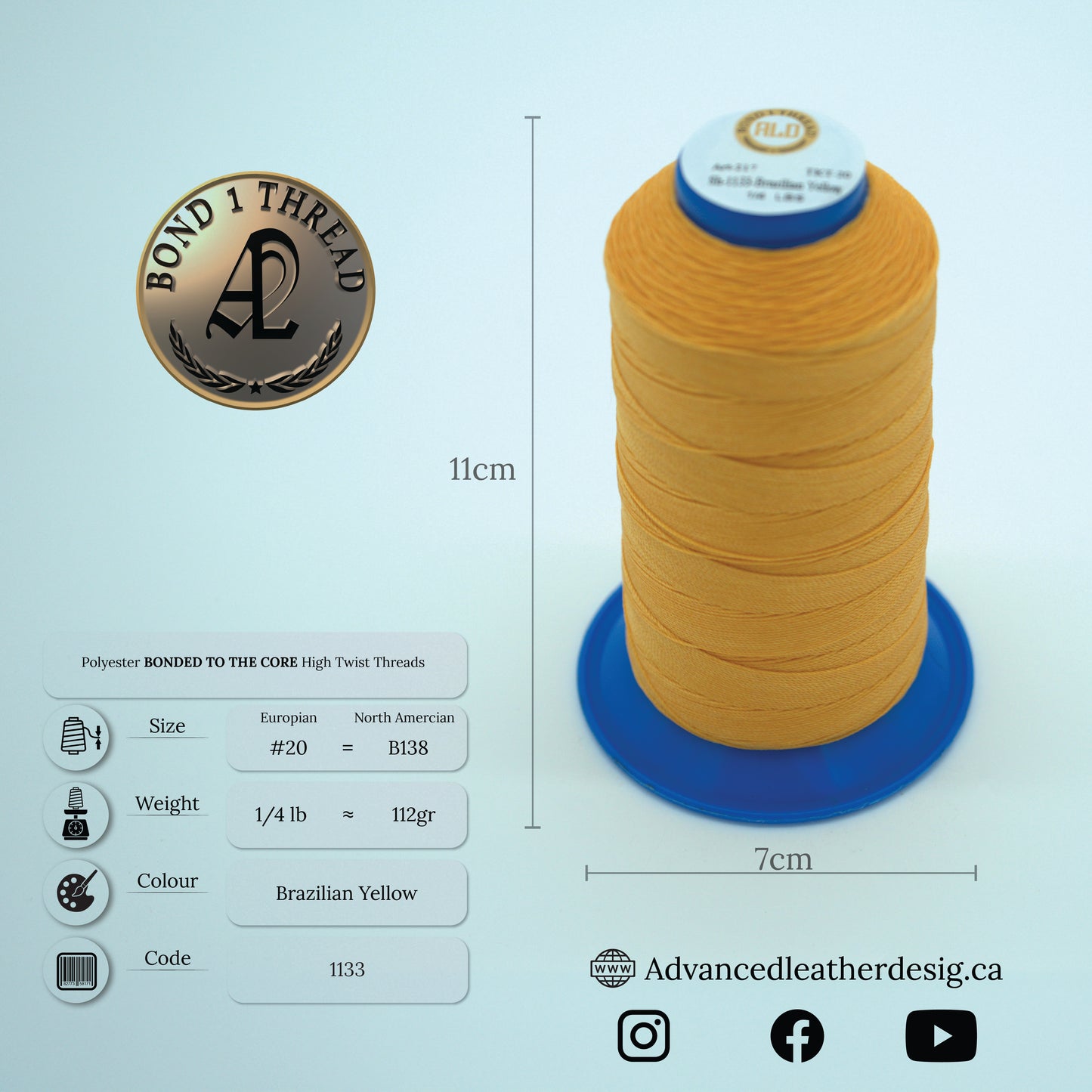 Thread 1/4 LB     #20 = B138