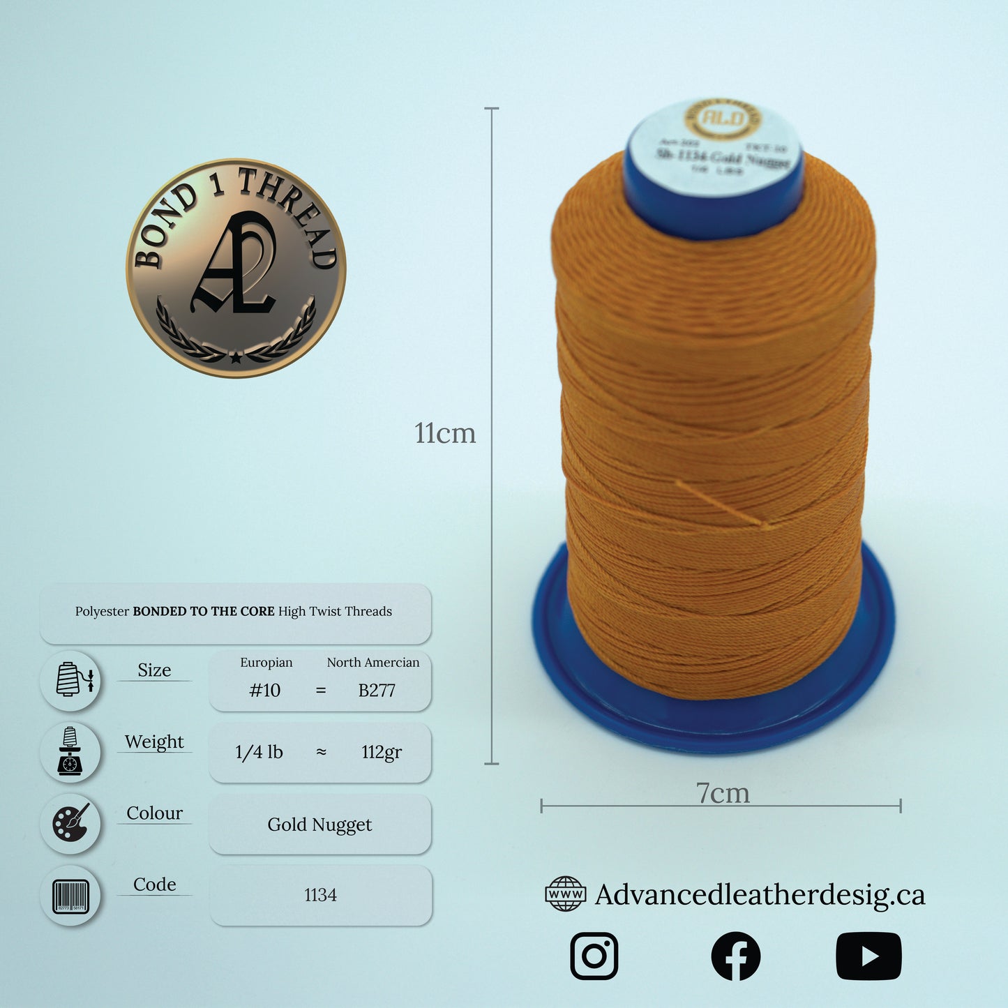 Thread 1/4 LB     #10 = B277