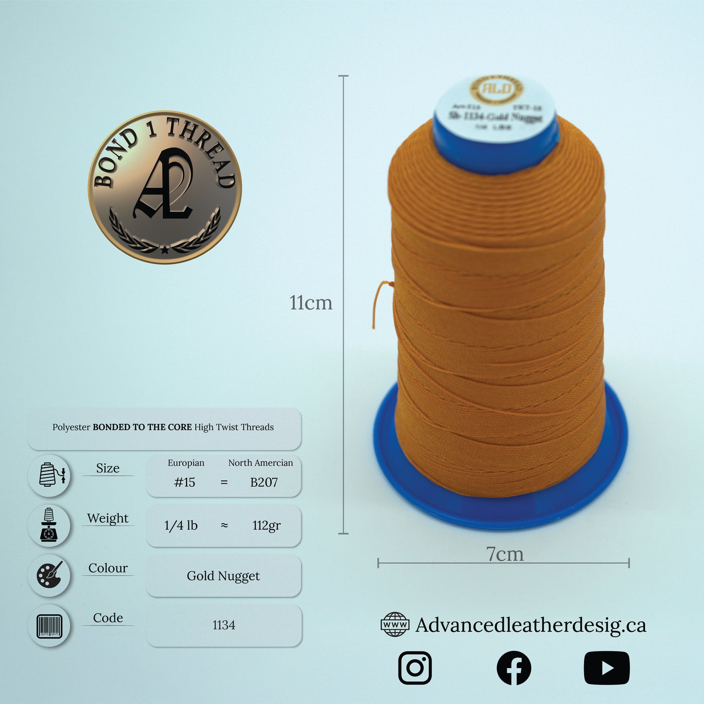 Thread 1/4 LB     #15 = B207