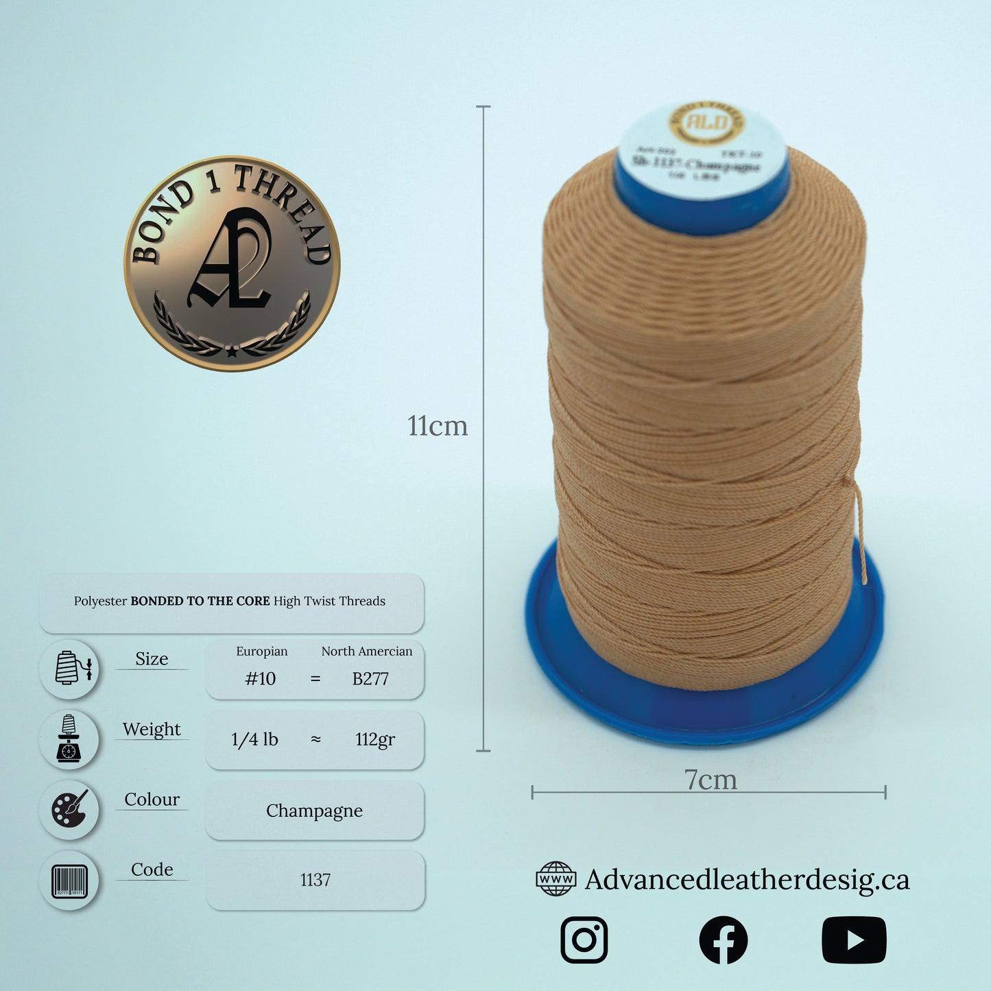 Thread 1/4 LB     #10 = B277