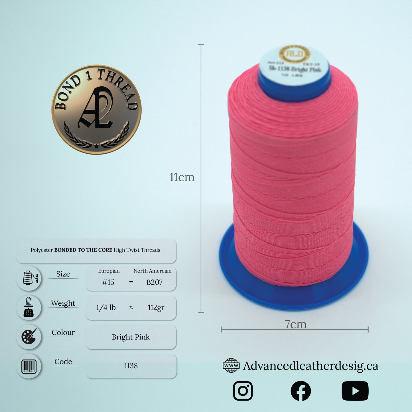 Thread 1/4 LB     #15 = B207
