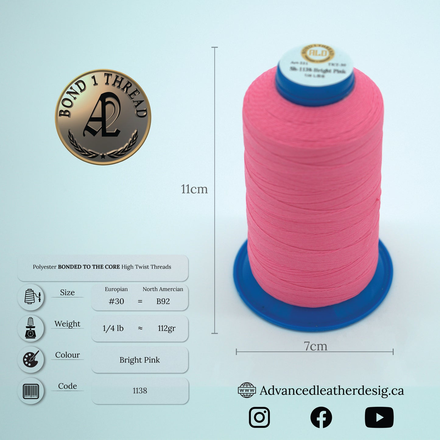 Thread 1/4 LB     #30 = B92