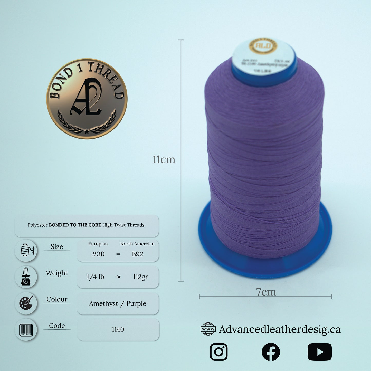 Thread 1/4 LB     #30 = B92
