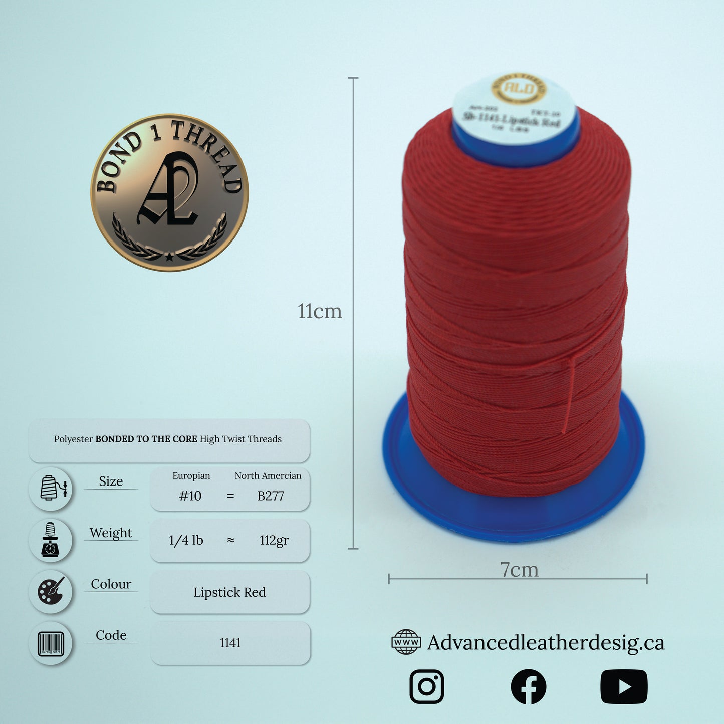 Thread 1/4 LB     #10 = B277