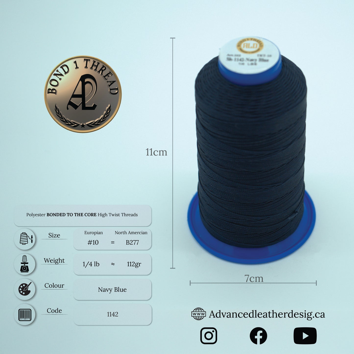 Thread 1/4 LB     #10 = B277