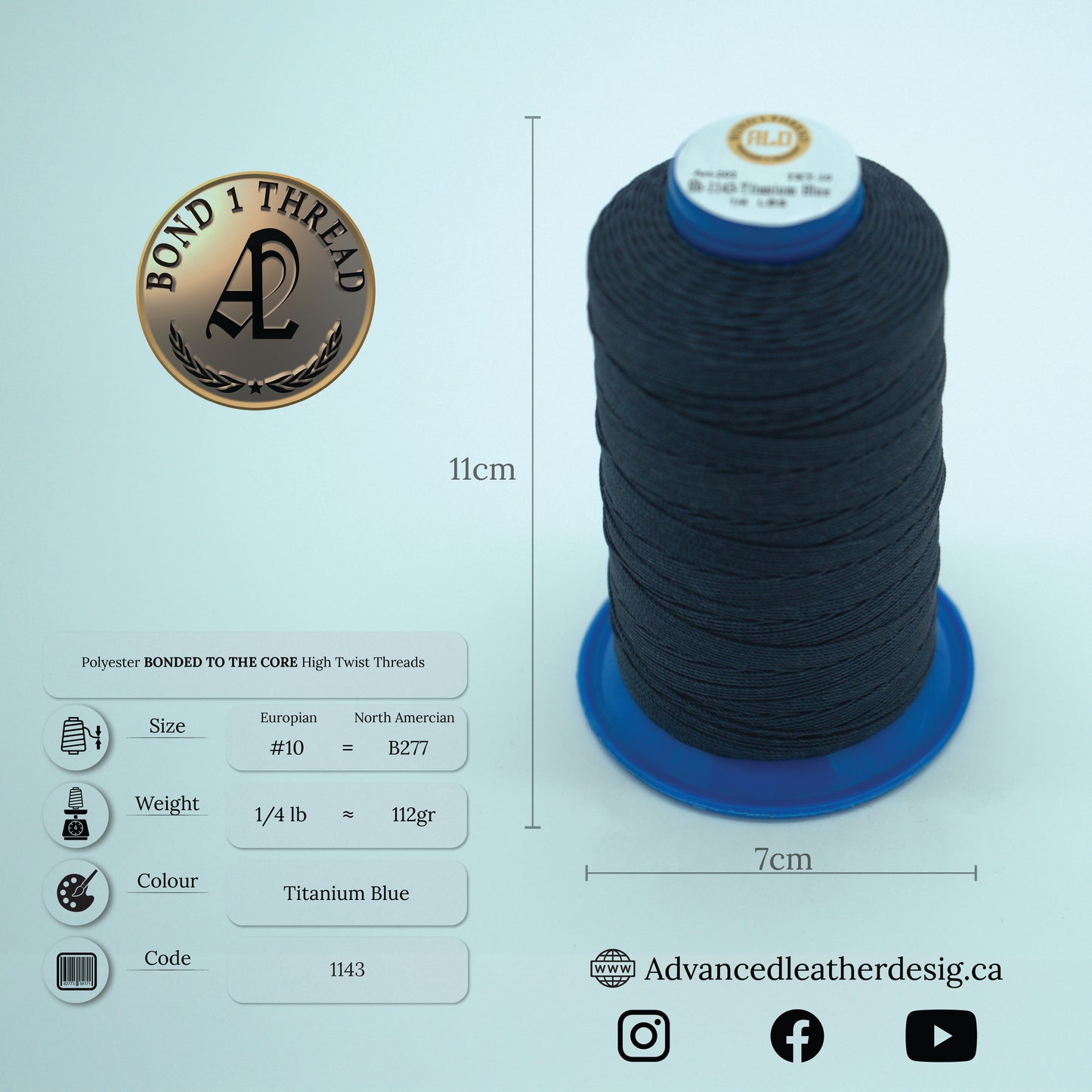 Thread 1/4 LB     #10 = B277