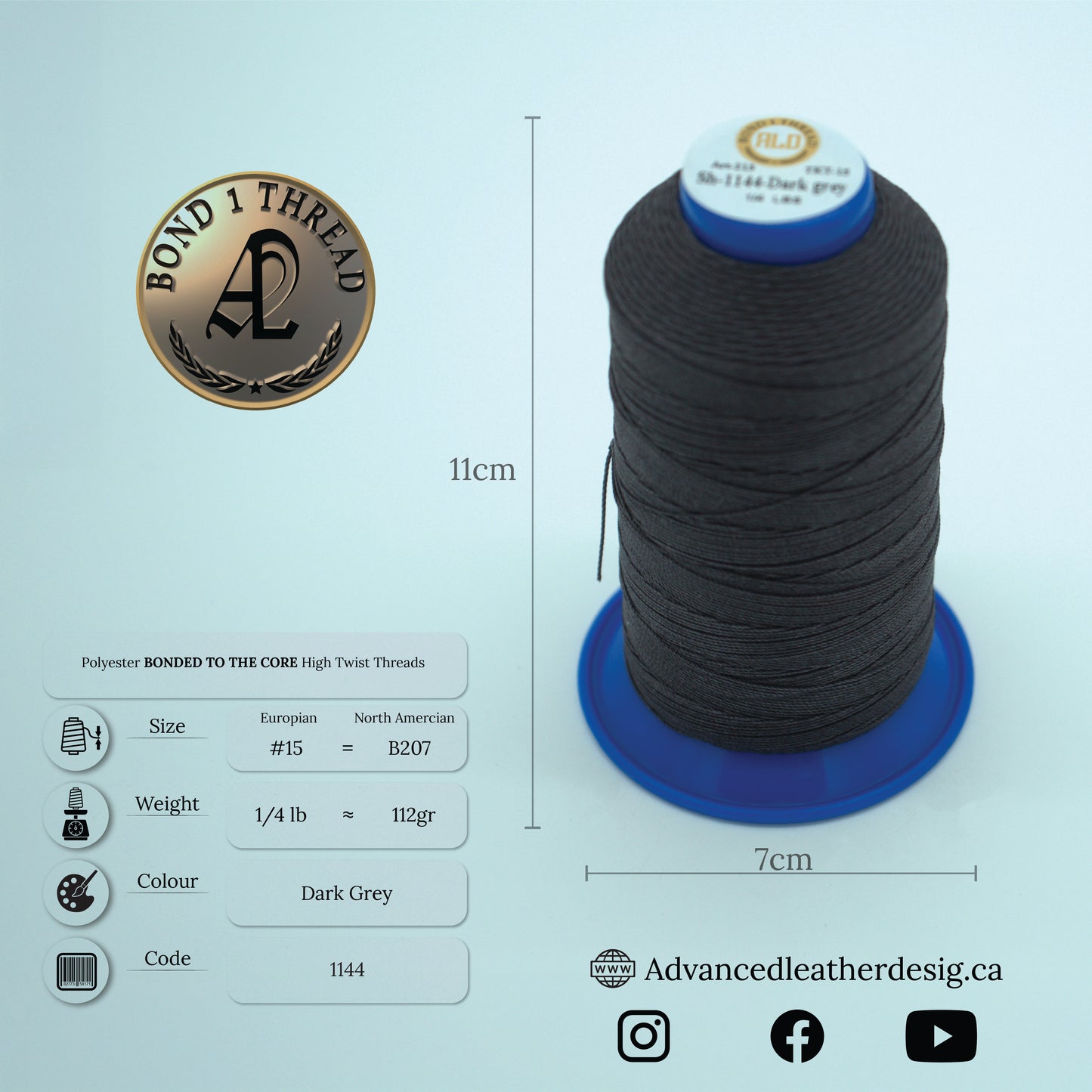 Thread 1/4 LB     #15 = B207