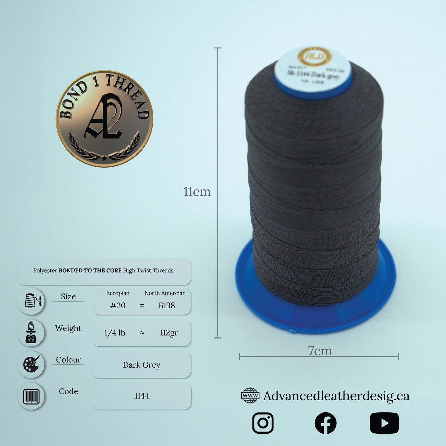 Thread 1/4 LB     #20 = B138