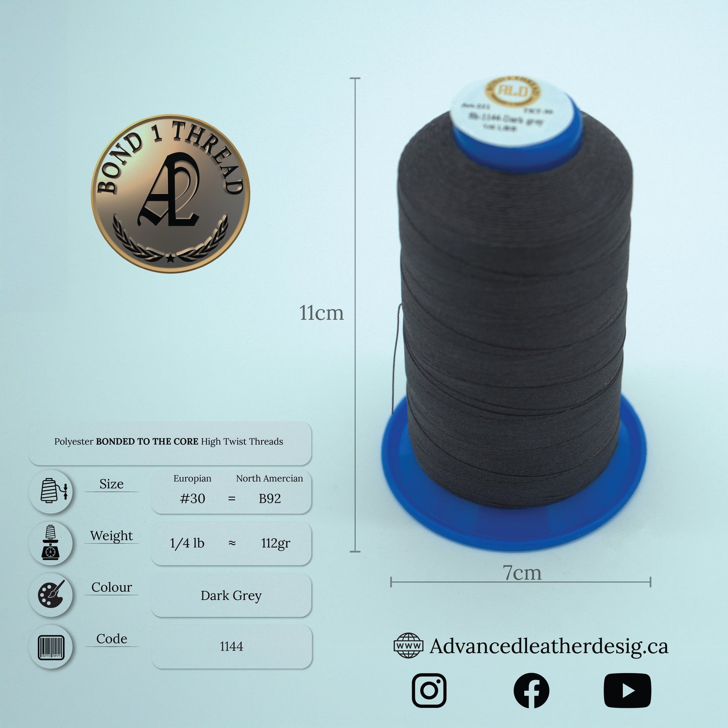 Thread 1/4 LB     #30 = B92