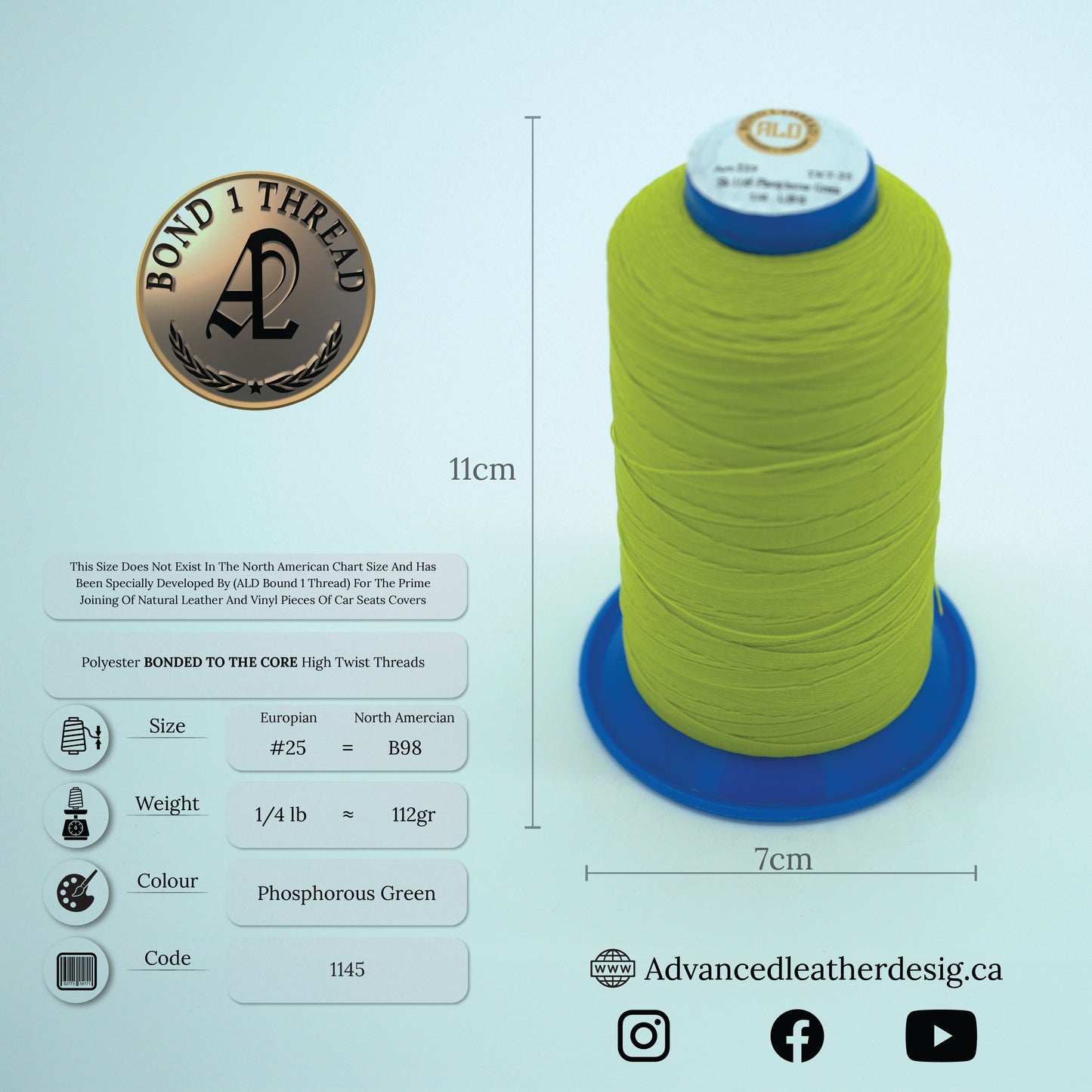 Thread 1/4 LB     #25 = B100