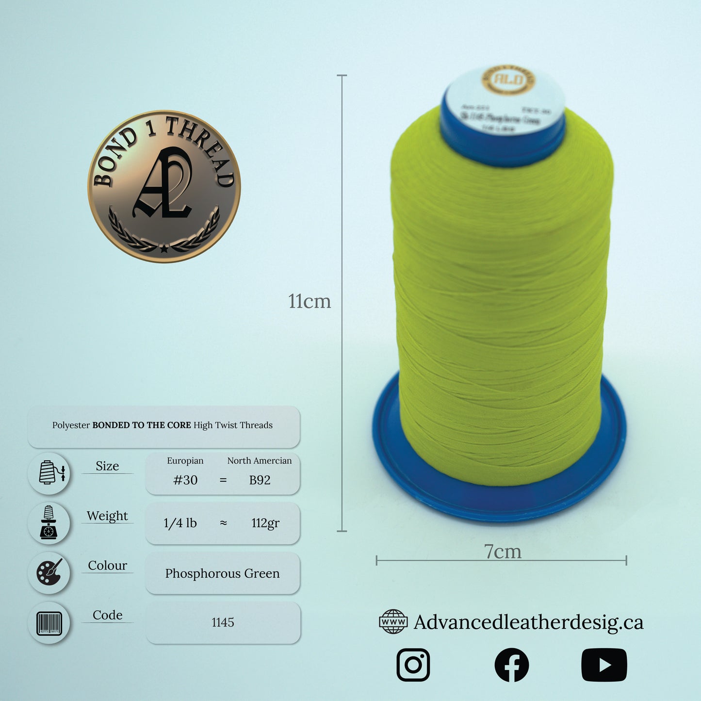 Thread 1/4 LB     #30 = B92