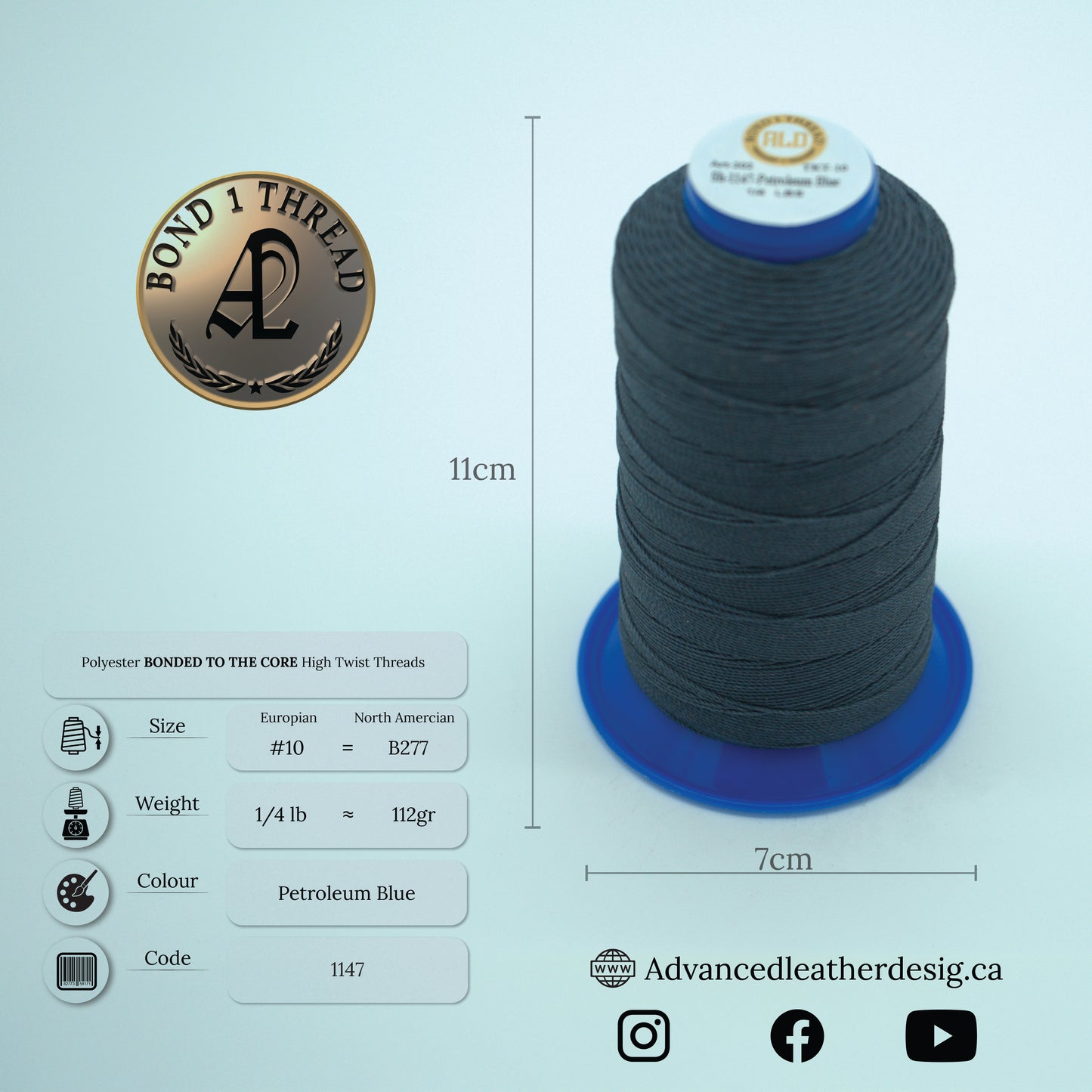 Thread 1/4 LB     #10 = B277