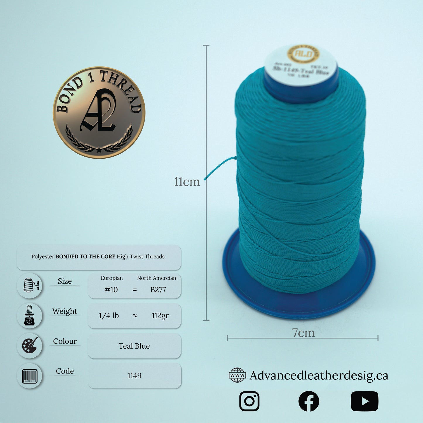 Thread 1/4 LB     #10 = B277