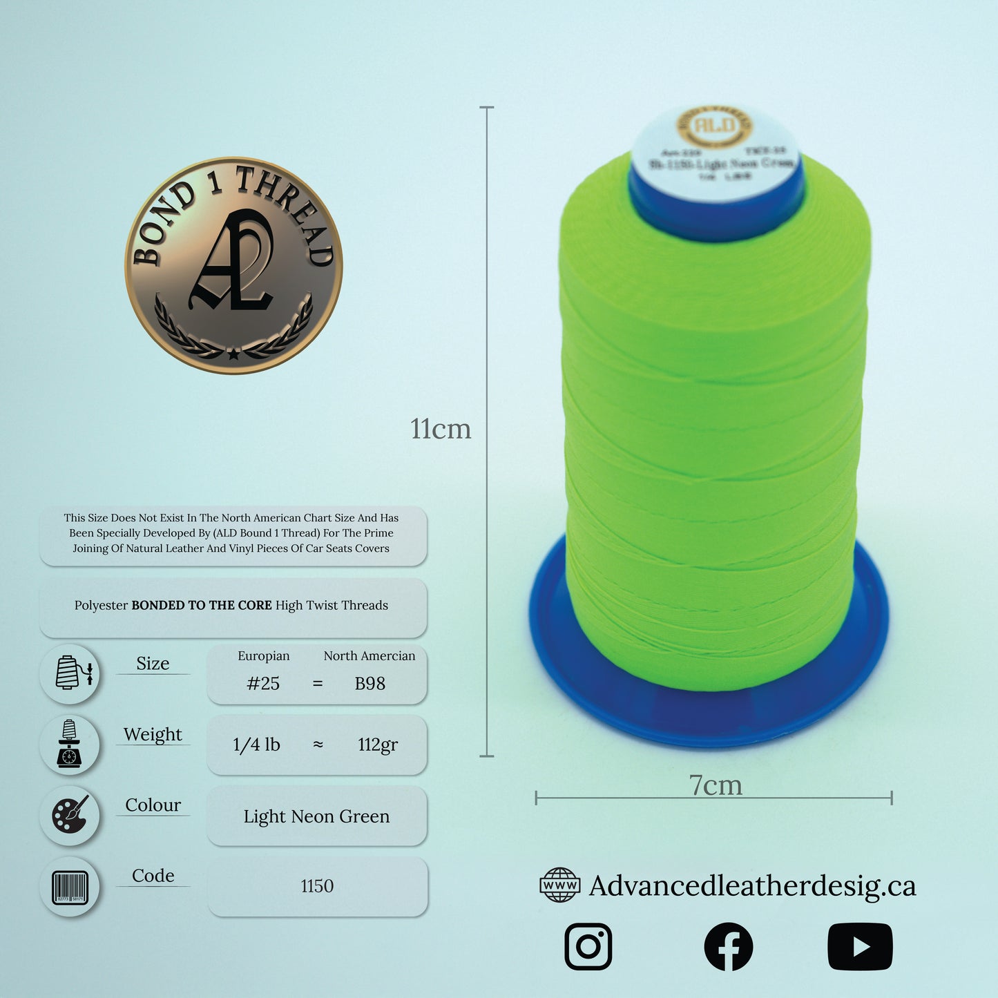 Thread 1/4 LB     #25 = B100