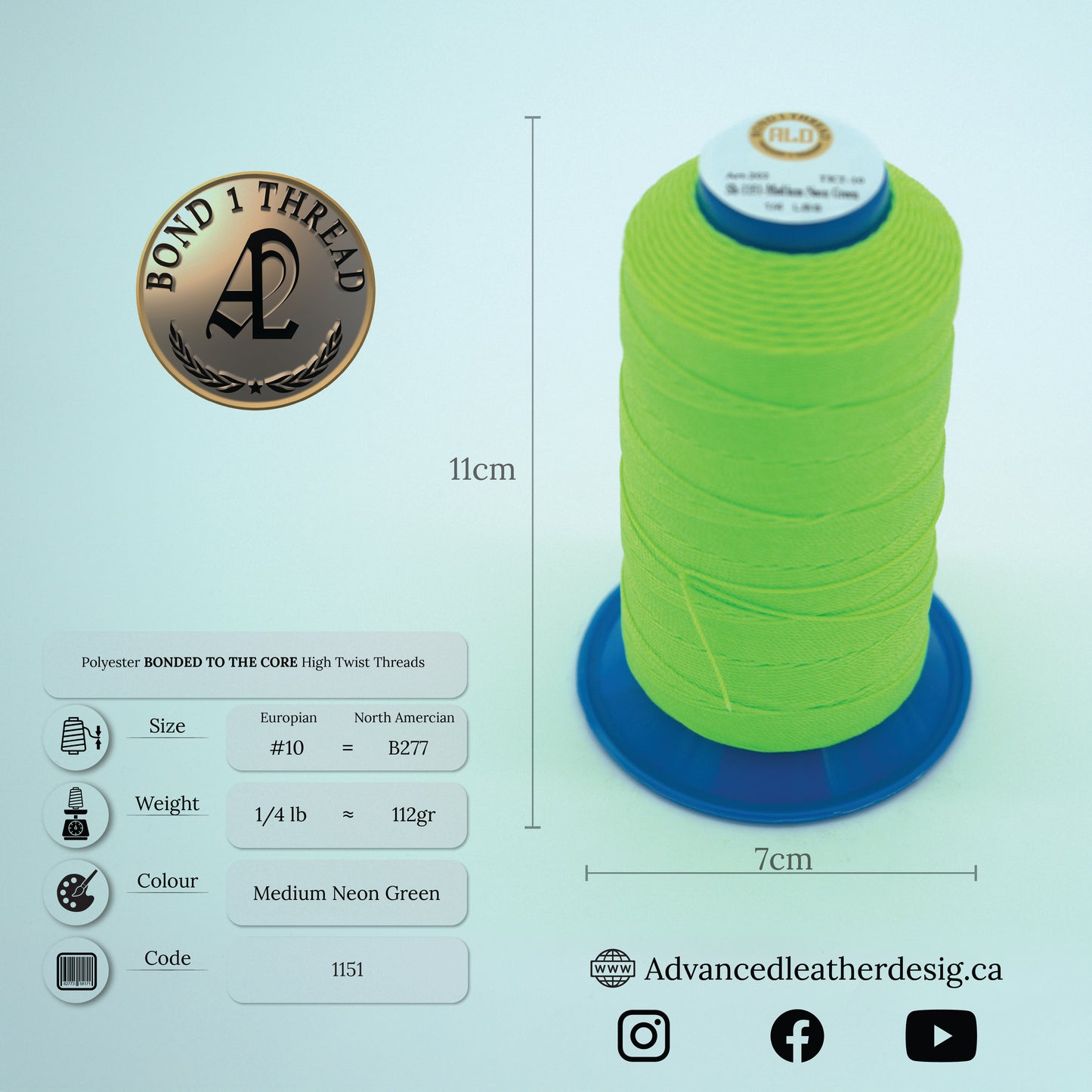 Thread 1/4 LB     #10 = B277
