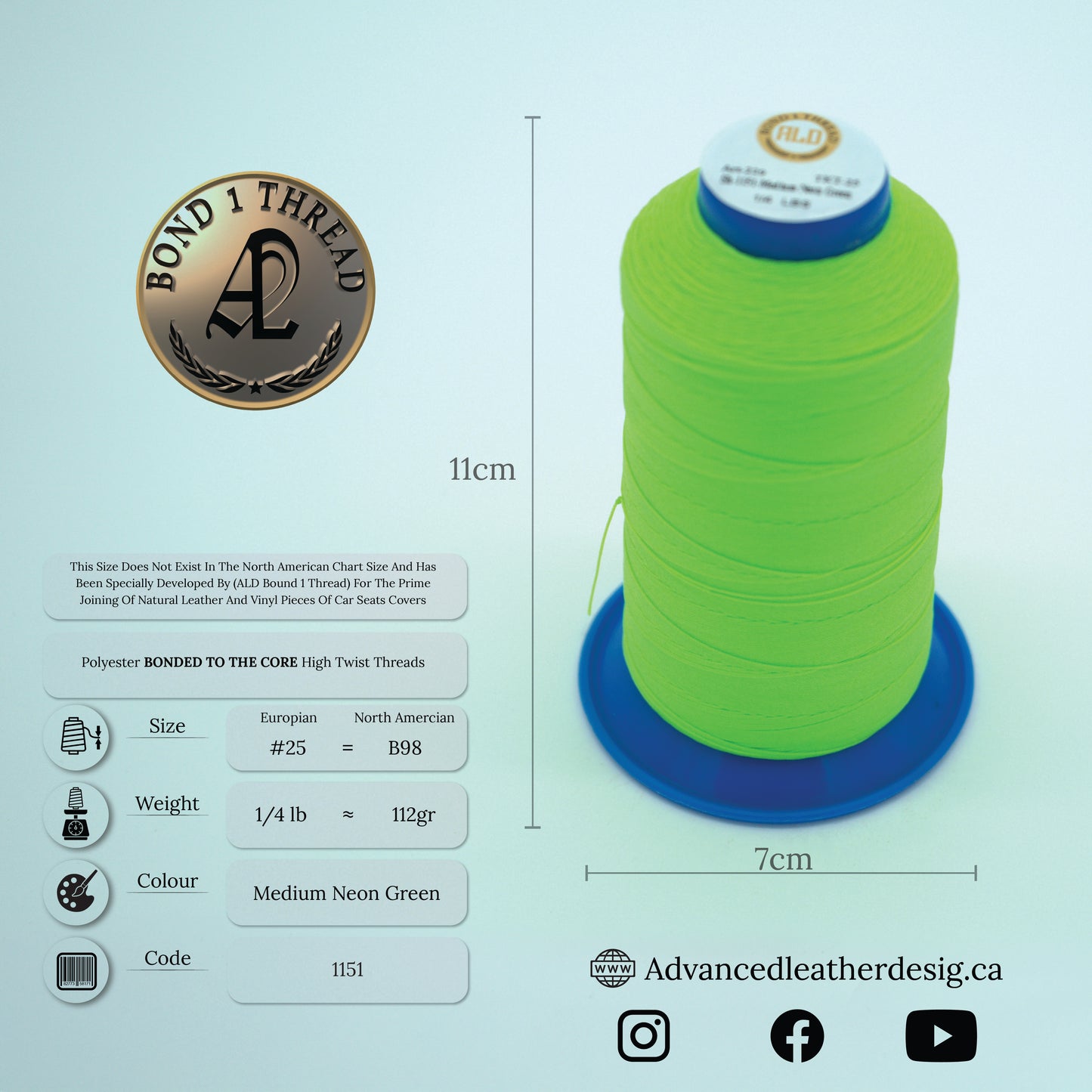 Thread 1/4 LB     #25 = B100